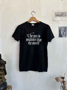 1970s Pen Vs. Sword T-Shirt (S)