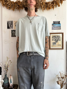 1980s Well Worn Sage Pocket Tee (Boxy XL)