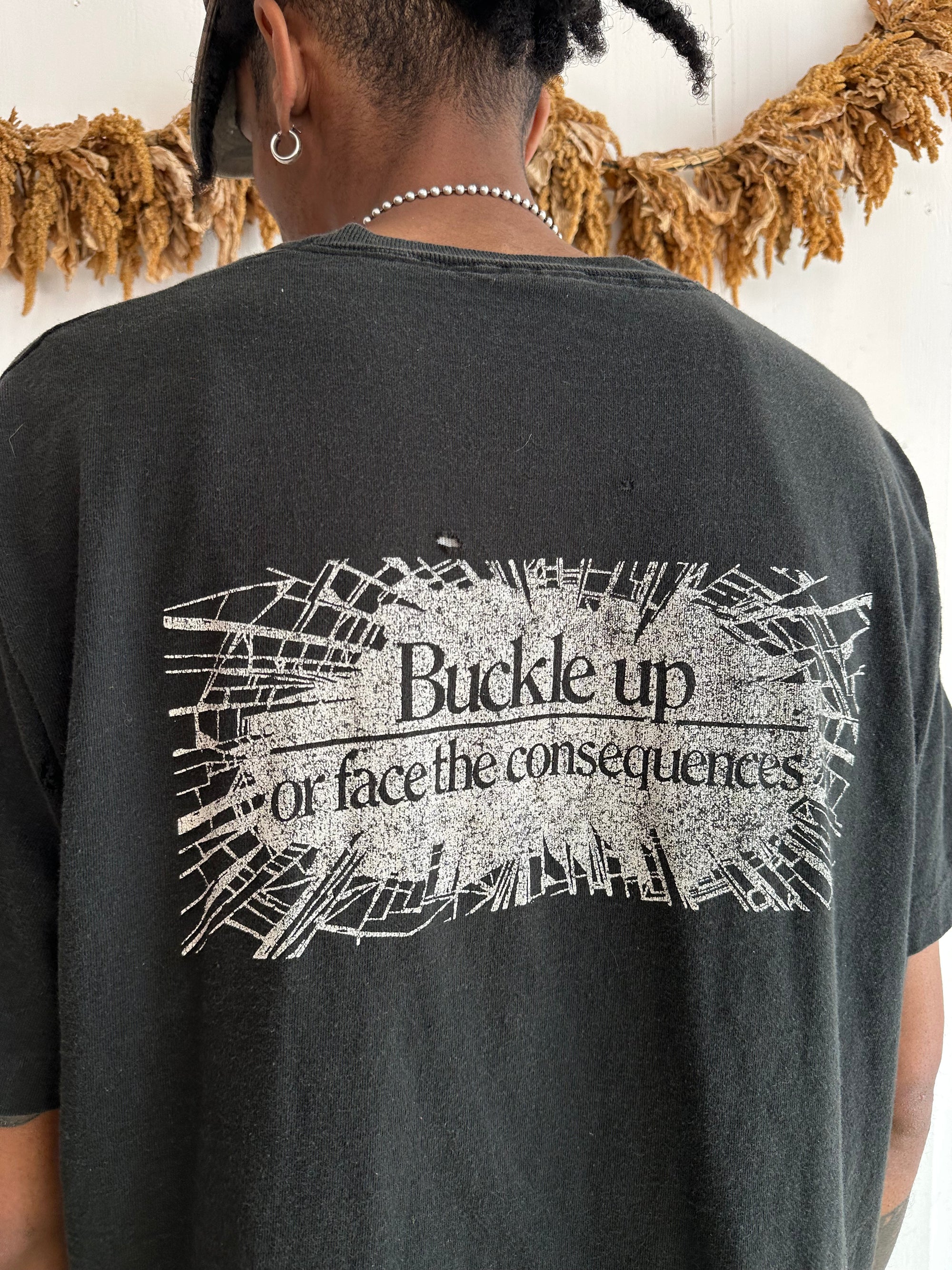 1990s Buckle Up Tee