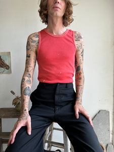 1960s Faded Red Muscle Tee (S/M)