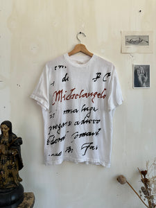1980s Michelangelo Script Tee (Boxy M/L)
