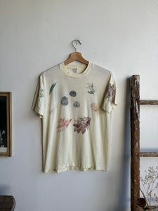 Faded Home Made Leaves Tee (S/M)