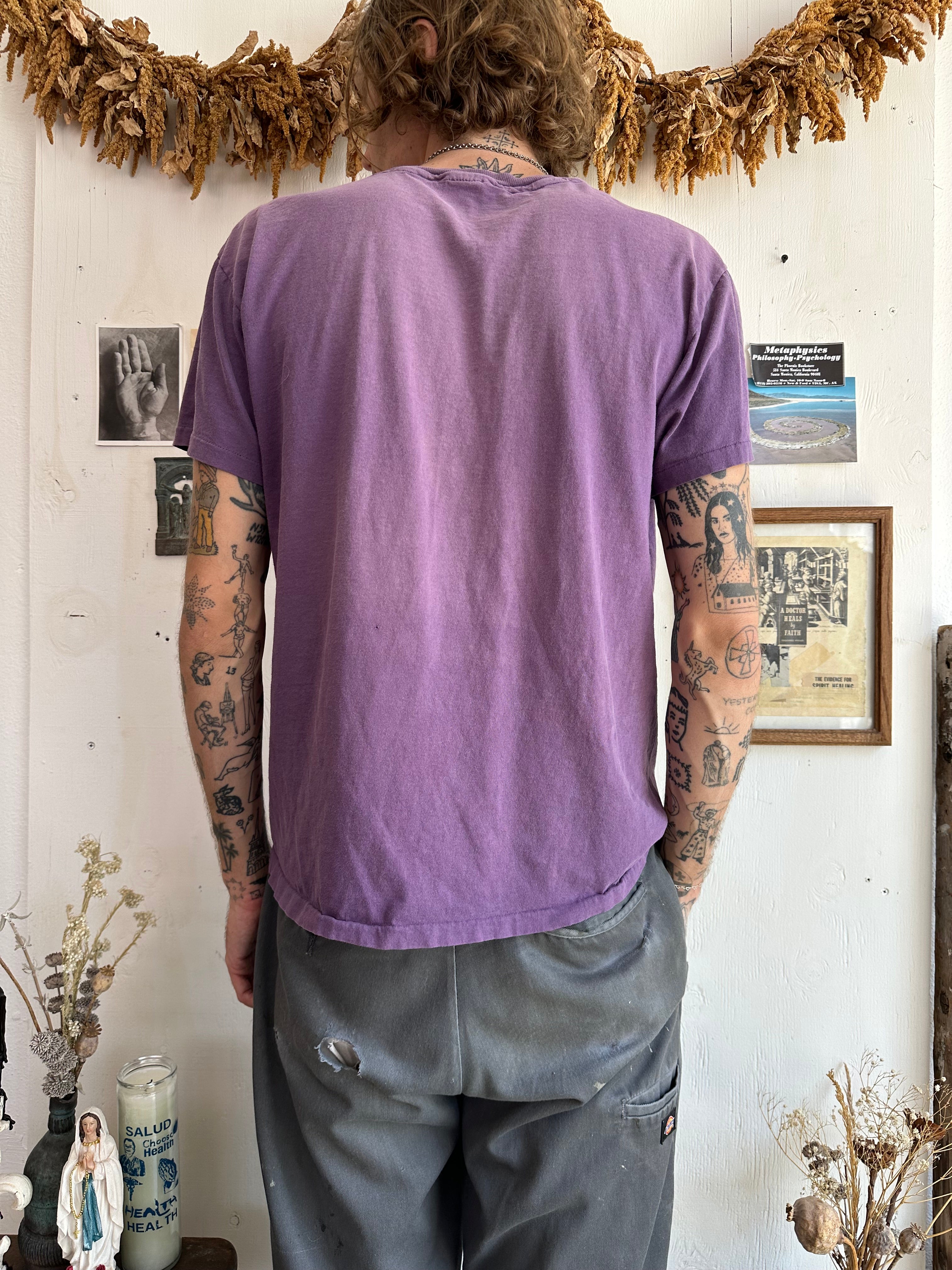 1990s Sunfaded Purple Pocket Tee (Boxy M/L)