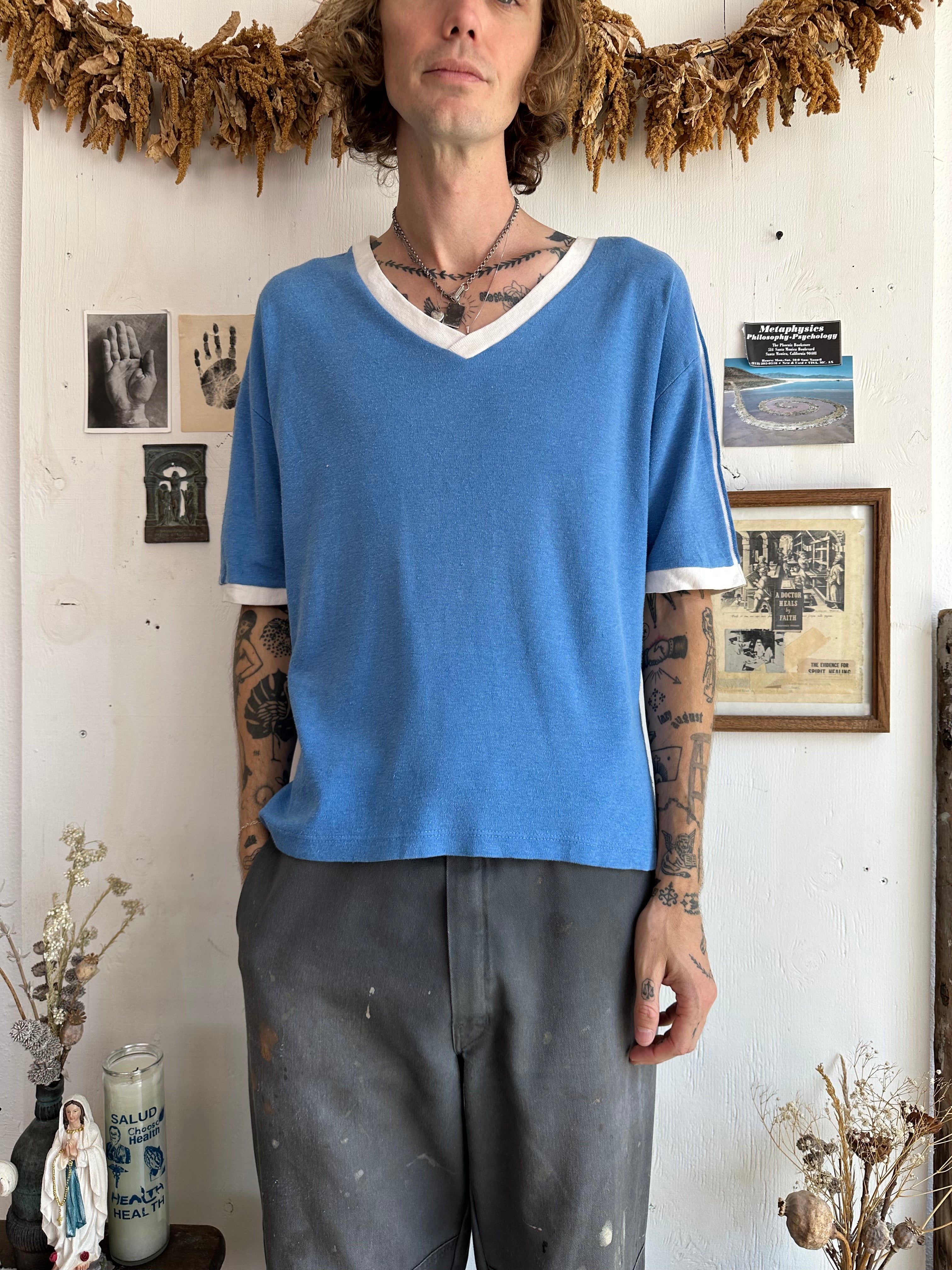1970s Boxy Athletic Tee (Boxy L/XL)