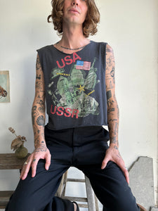 1990s Thrashed USA/USSR Muscle Tee (Boxy S)