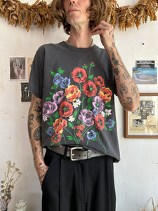 1990s Well Worn Floral T-Shirt (L/XL)