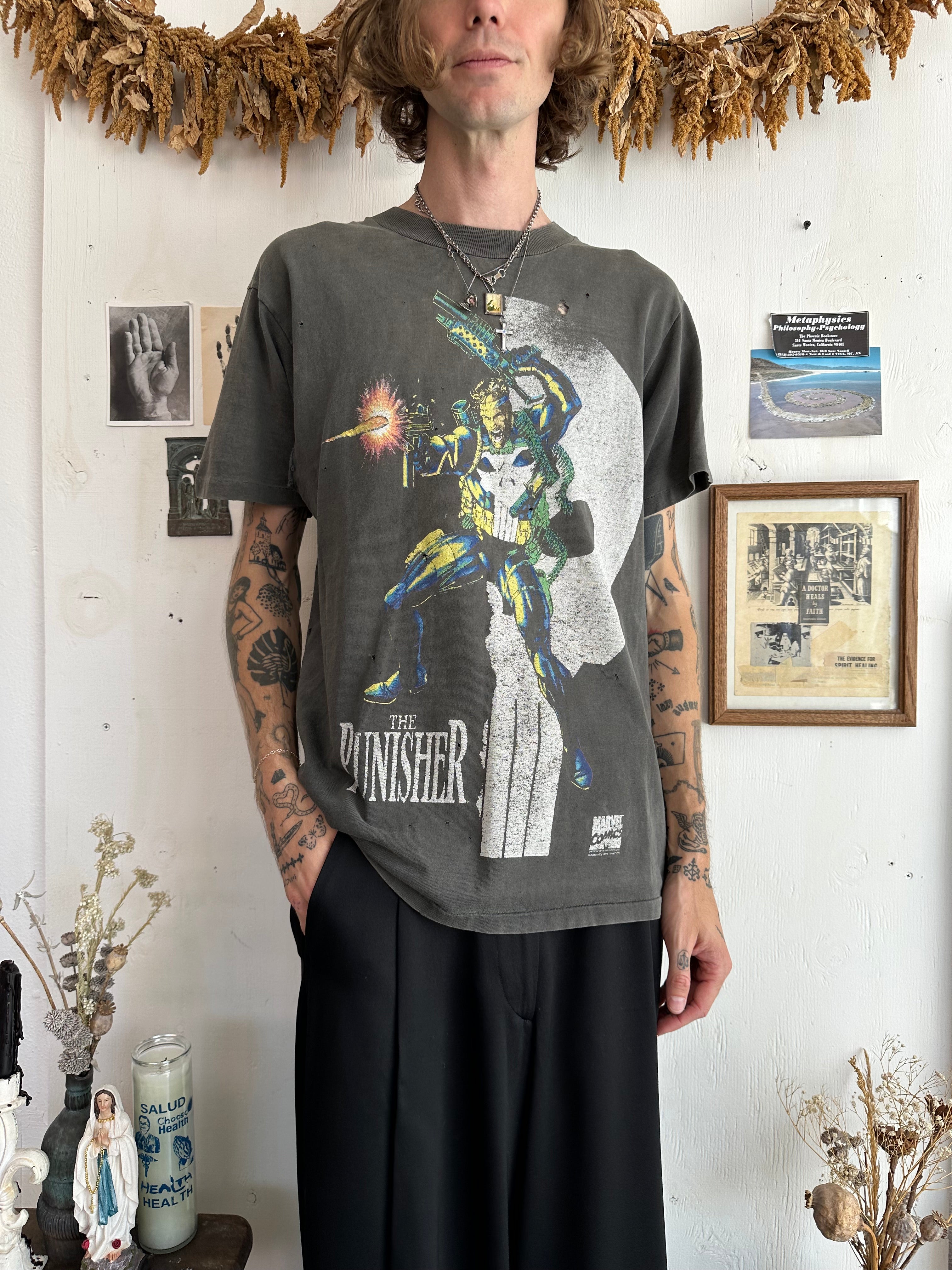 1990s Thrashed Punisher T-Shirt (M/L)