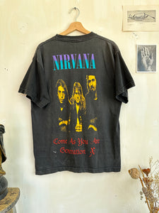 1990s Nirvana Bootleg T-Shirt (L/XL)