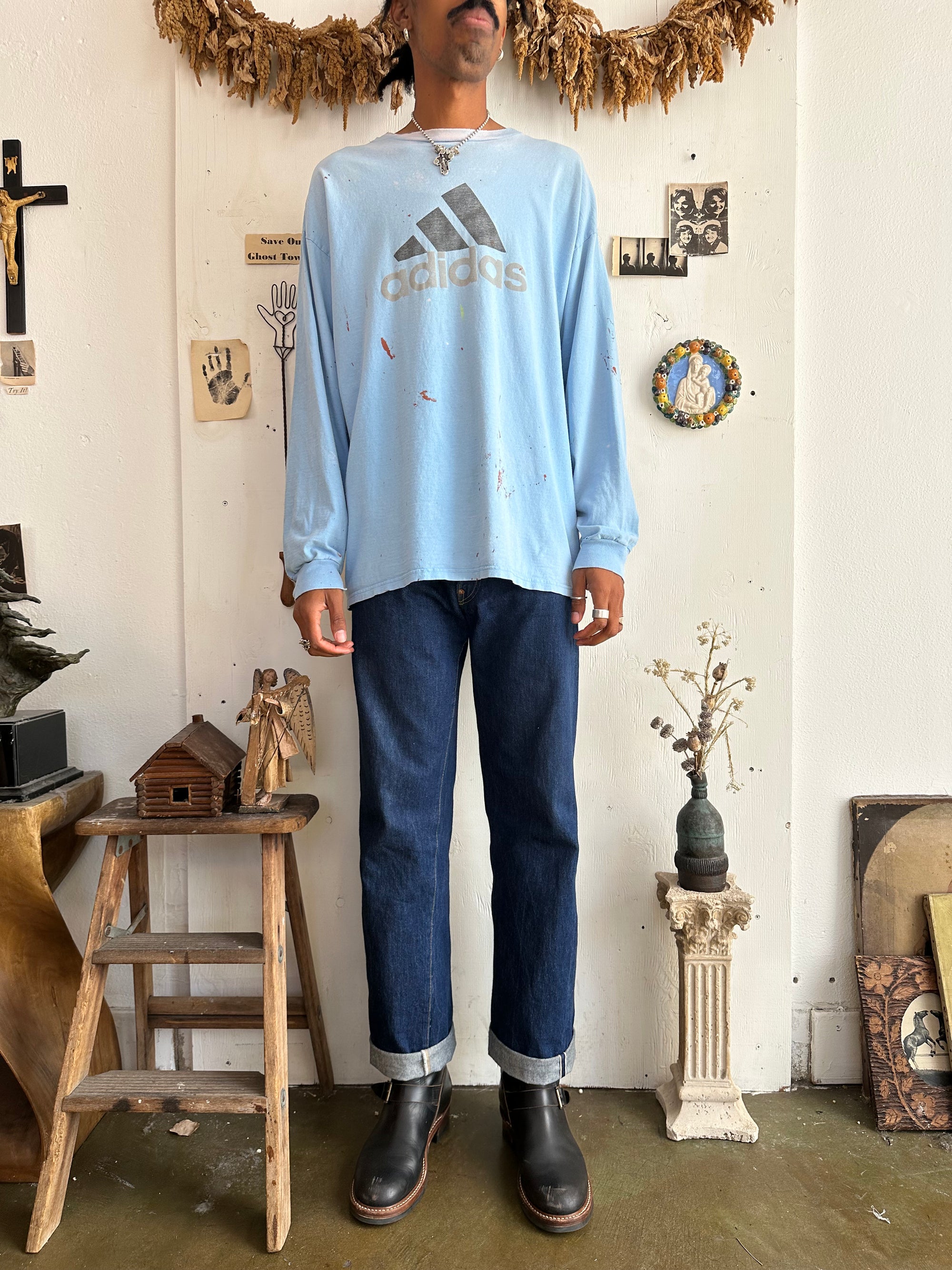 1990s Thrashed Adidas Long Sleeve