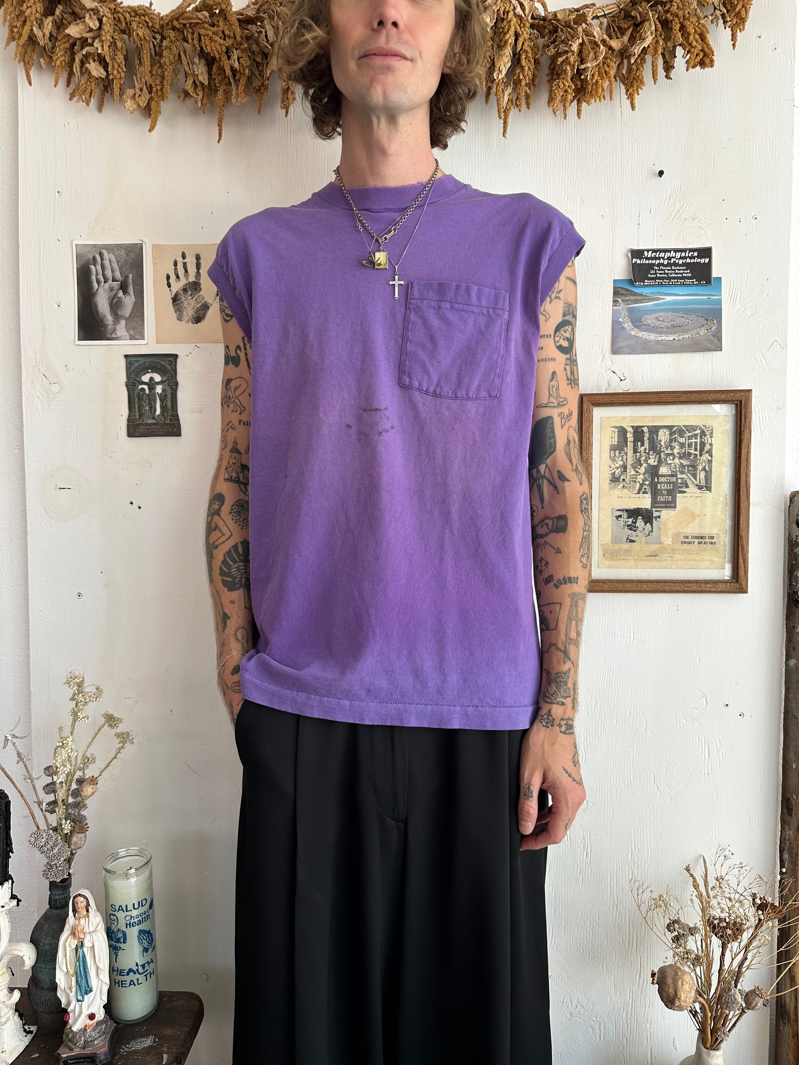 1980s Purple Muscle Tee (M/L)