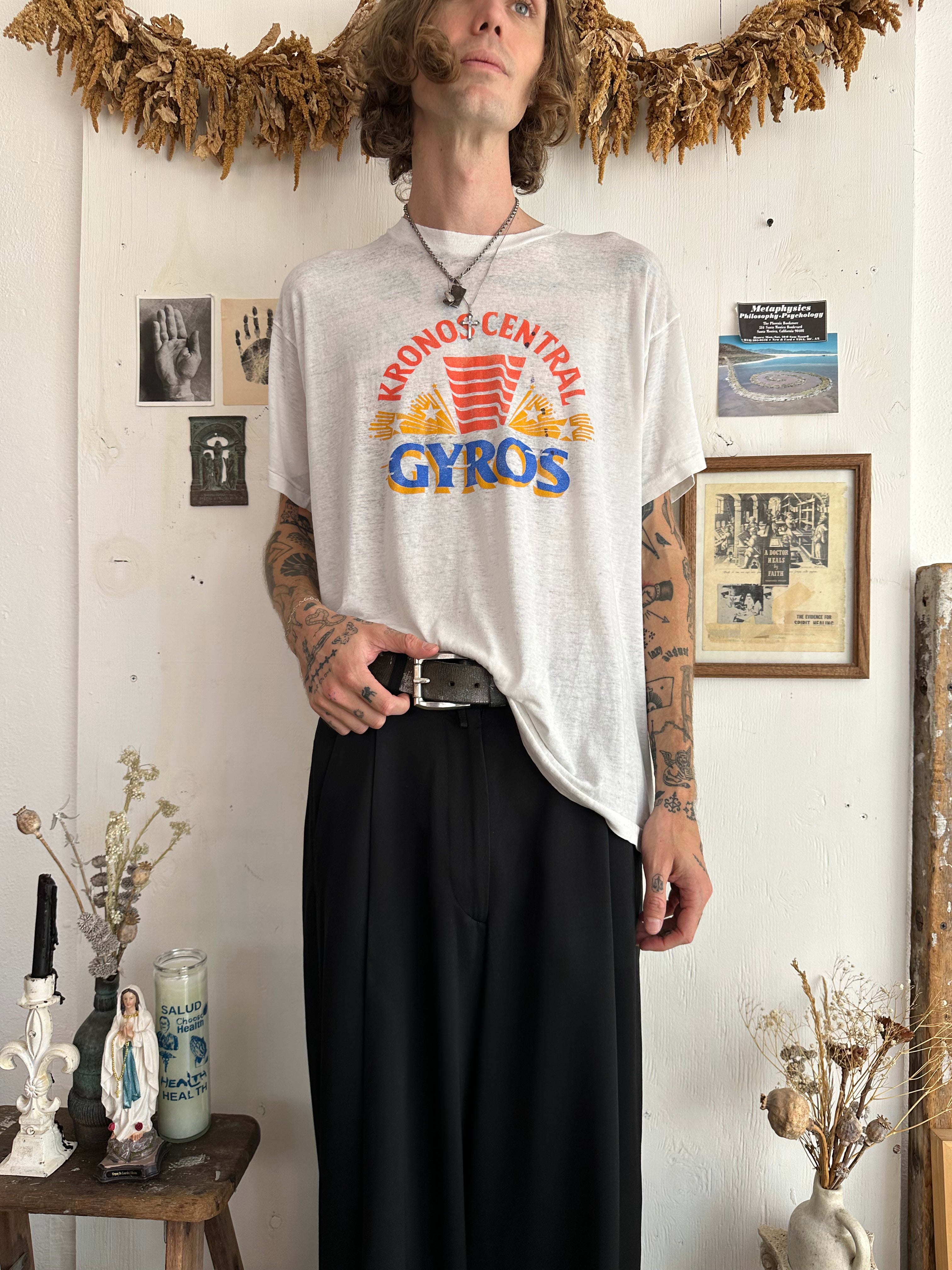 1980s Paper Thin Gyros T-Shirt (XL)