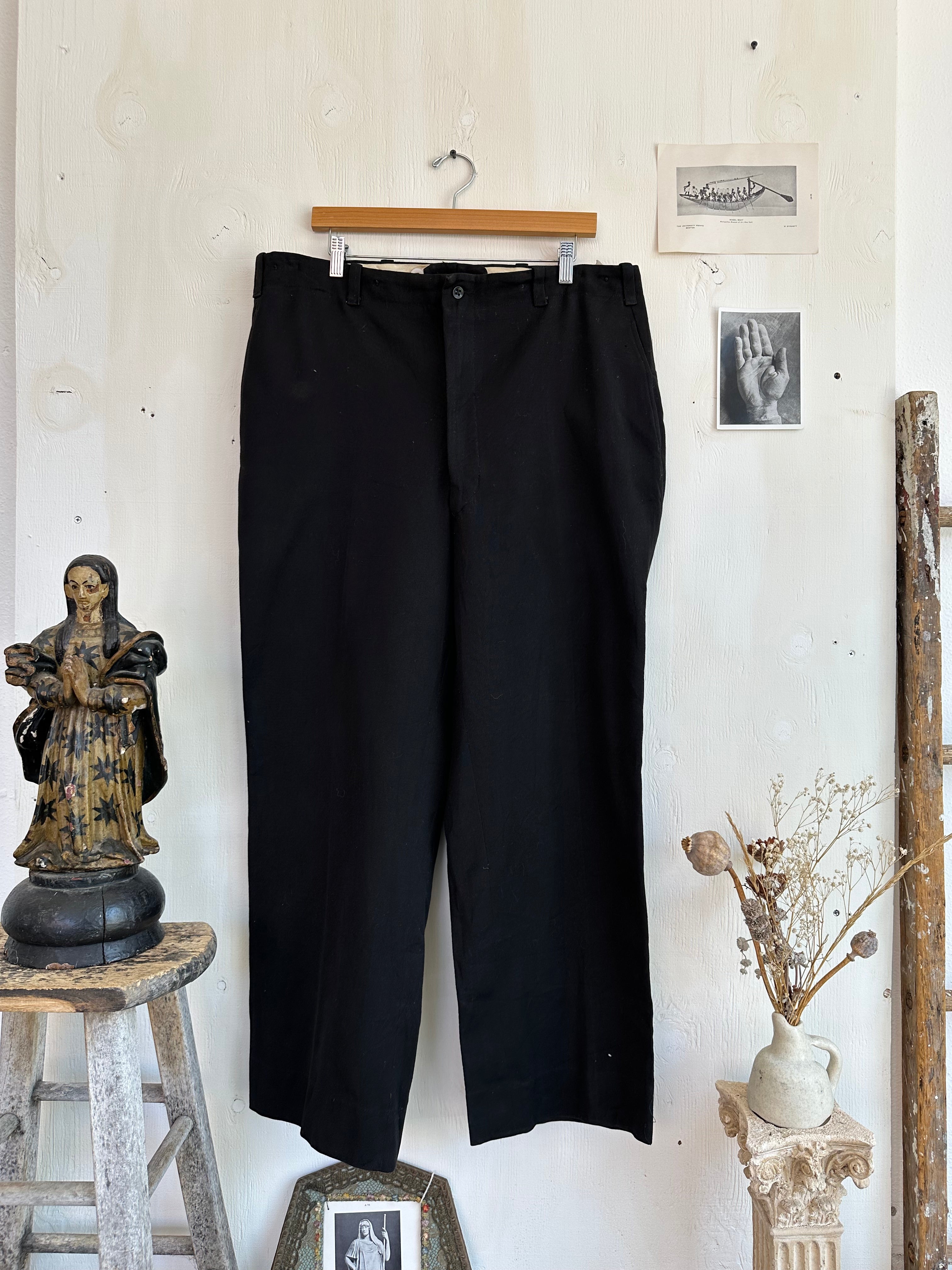 1940s Black Trouser (38 x 30)