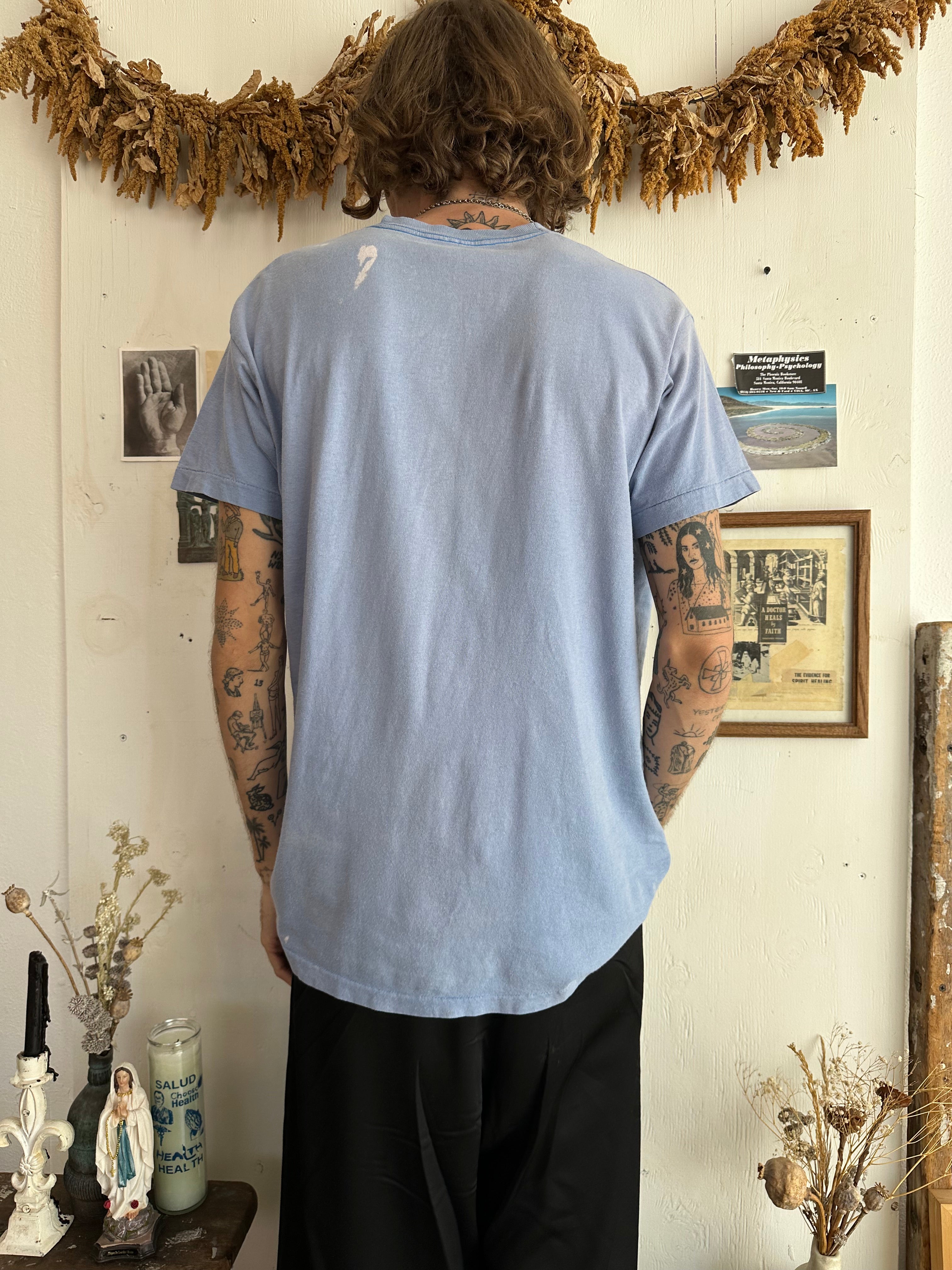 1980s Well Worn Light Blue Pocket Blank (XL)