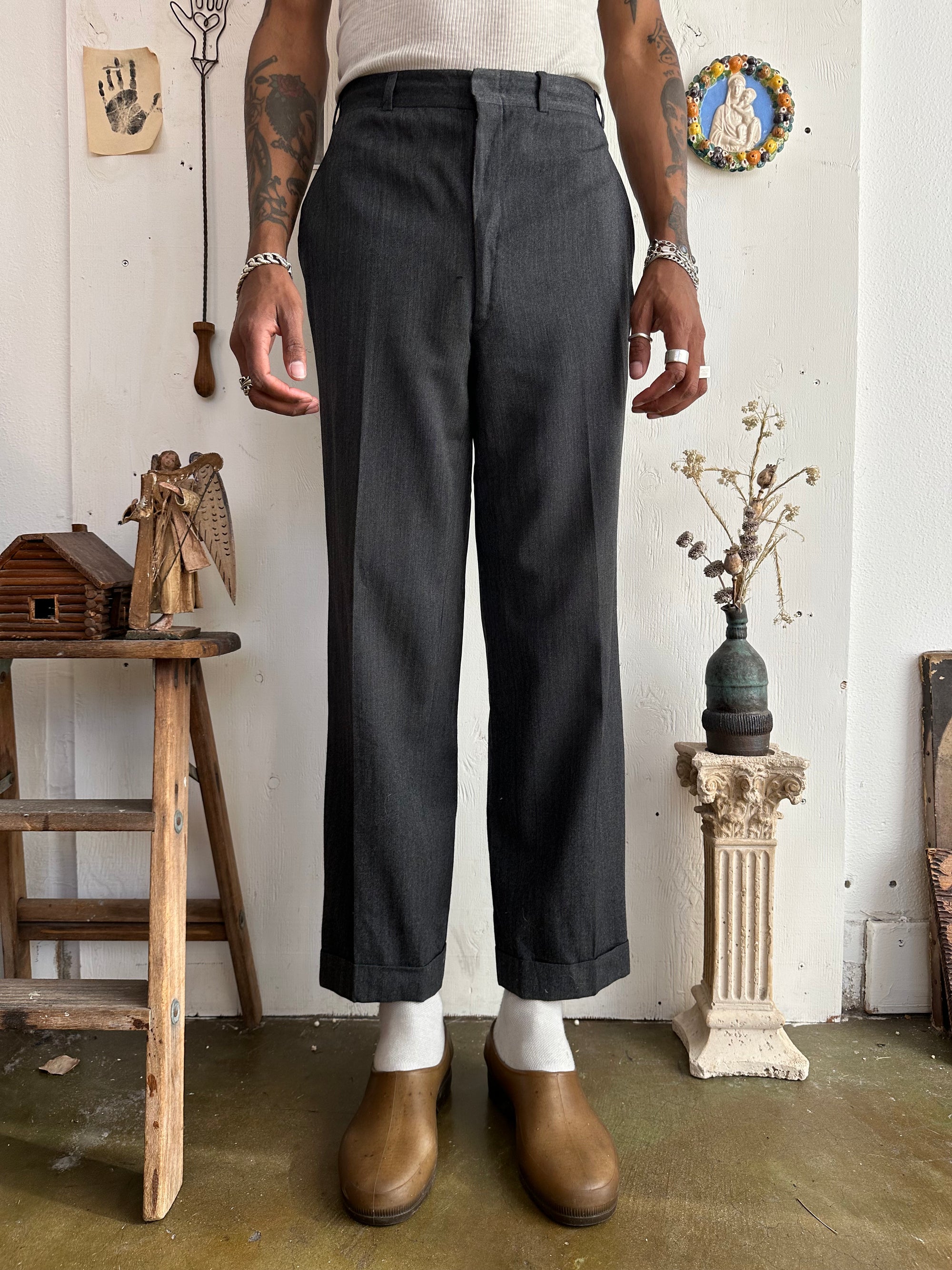 1960s Wool Trousers