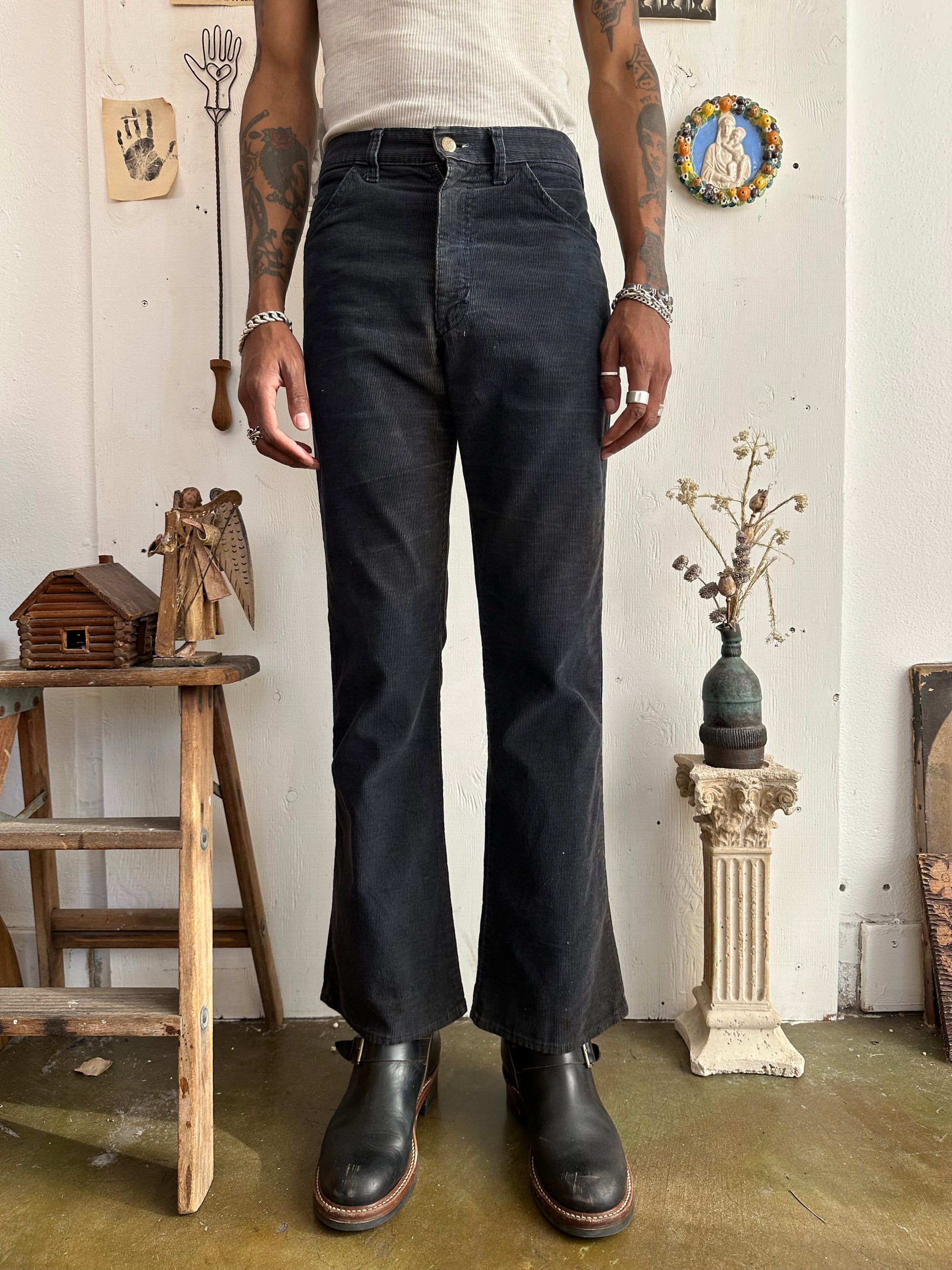 1970s Lee Flared Corduroy Pants