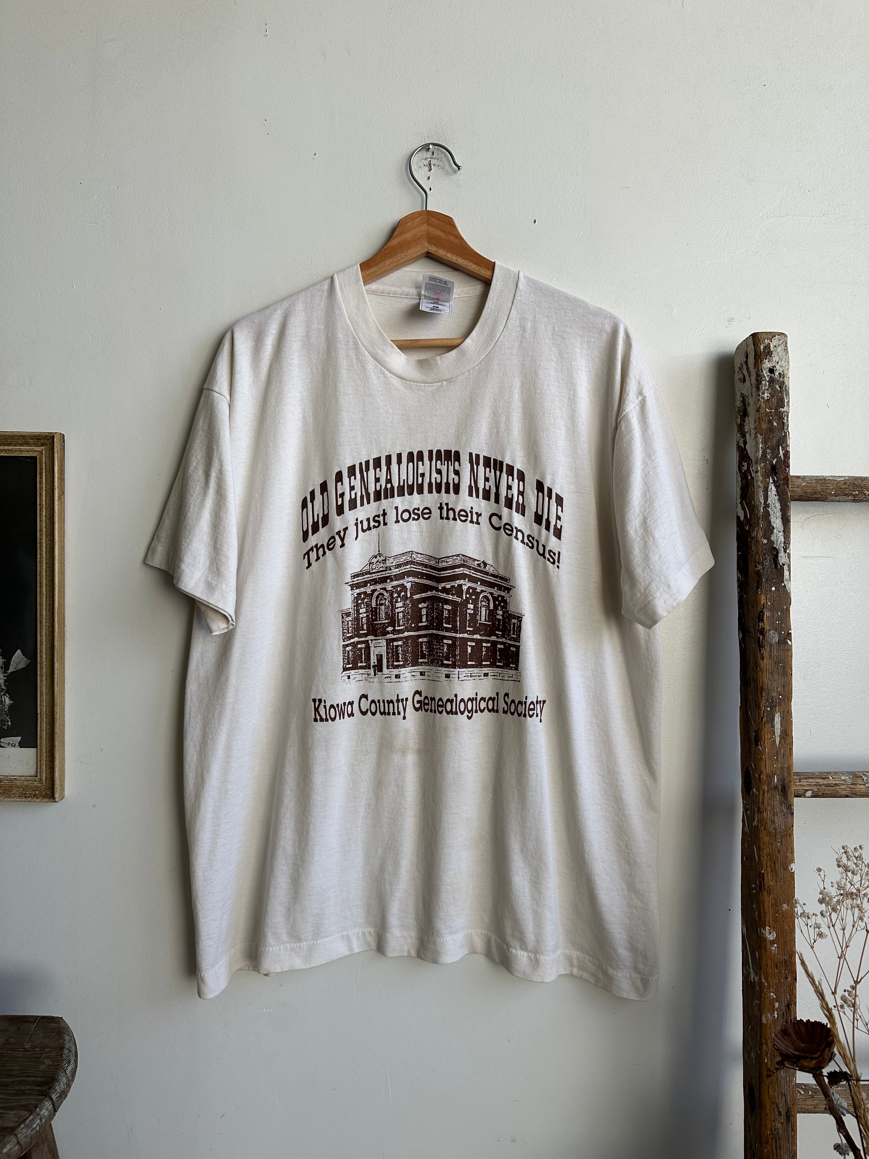 1990s Genealogical Society T-Shirt (XL)