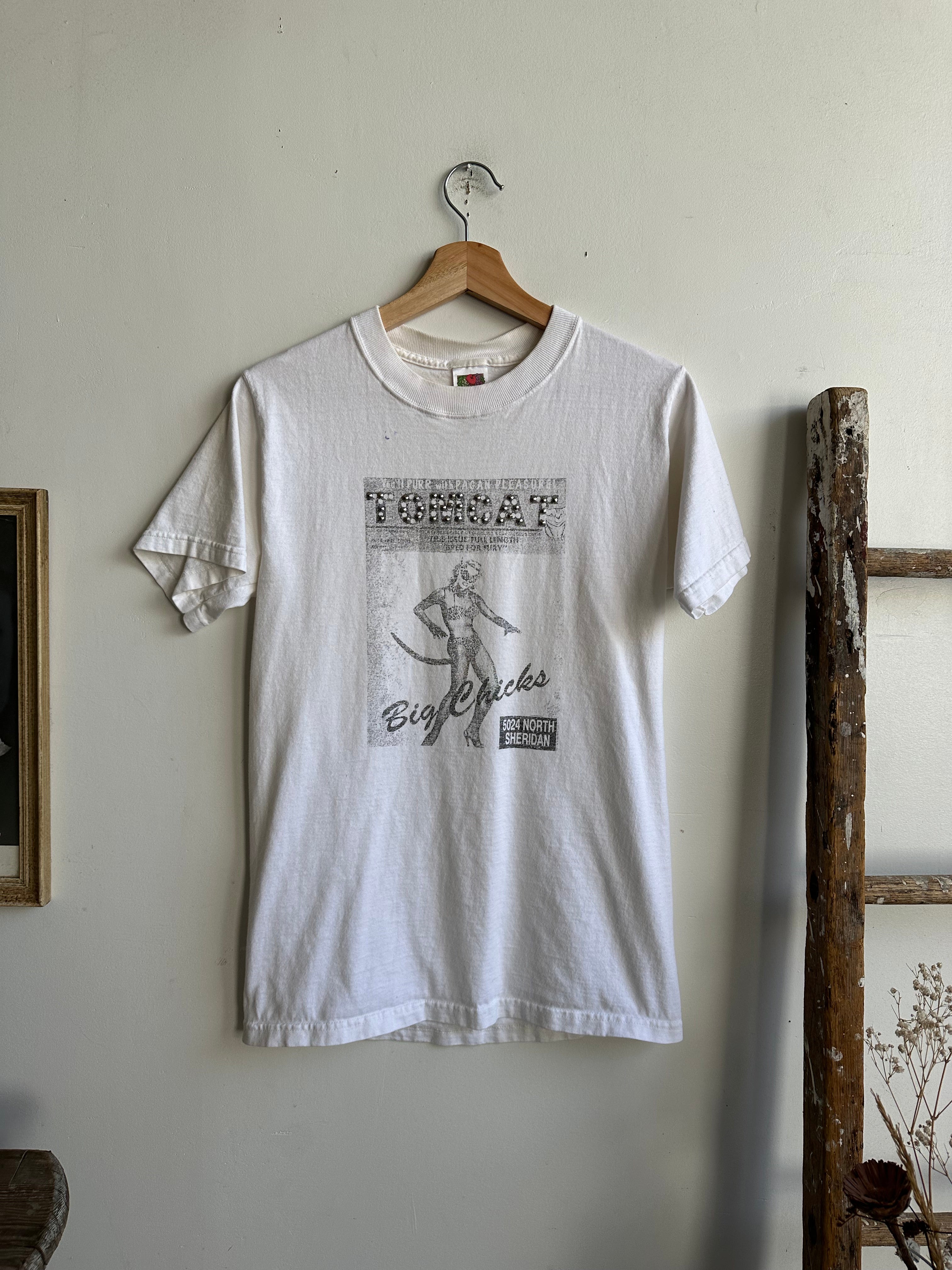 1990s Faded Tomcat T-Shirt (M)