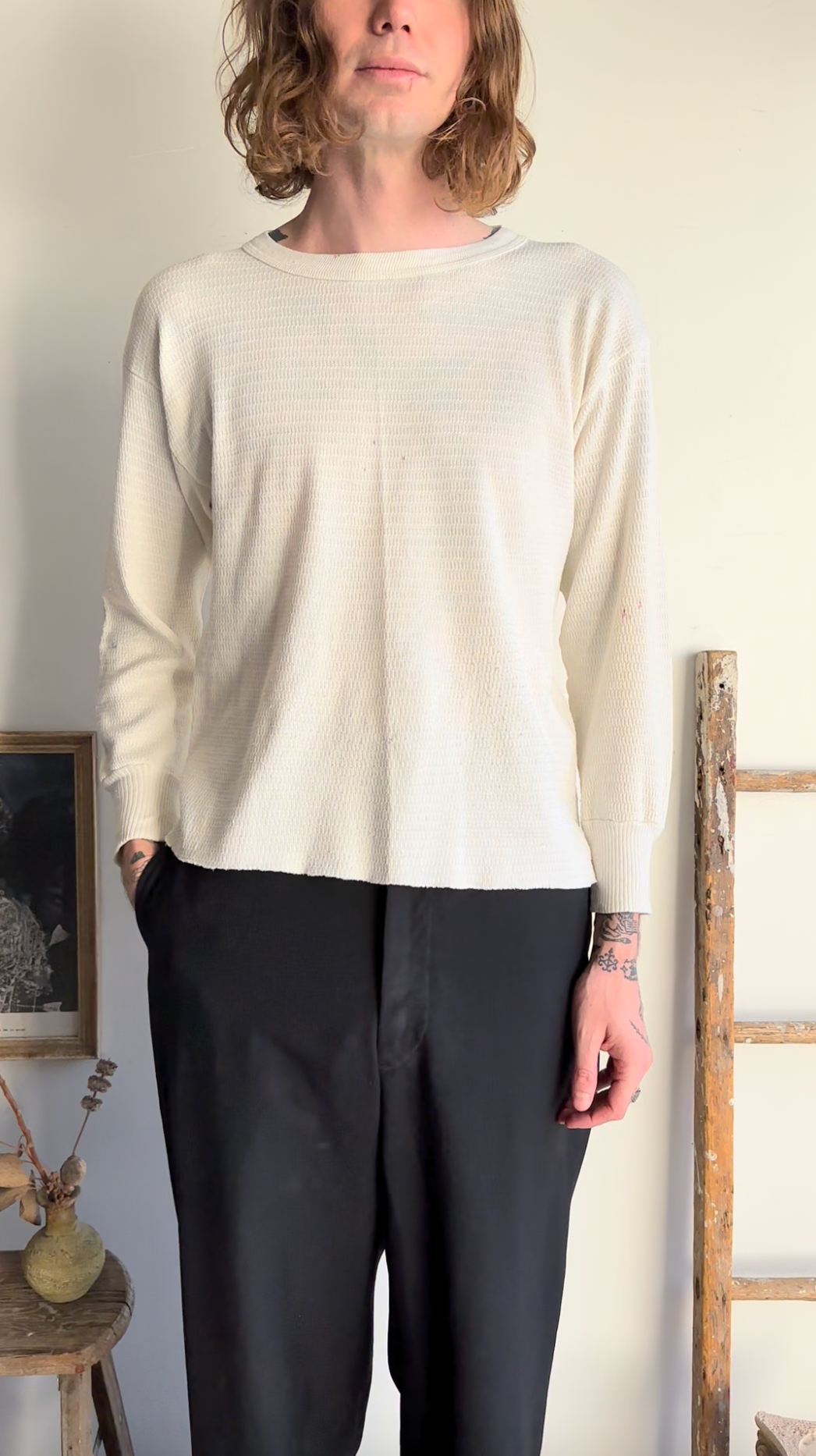1980s Hanes Thermal (L/XL)
