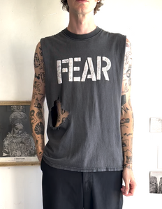 1990s/2000s Thrashed Fear Muscle Tee (M/L)