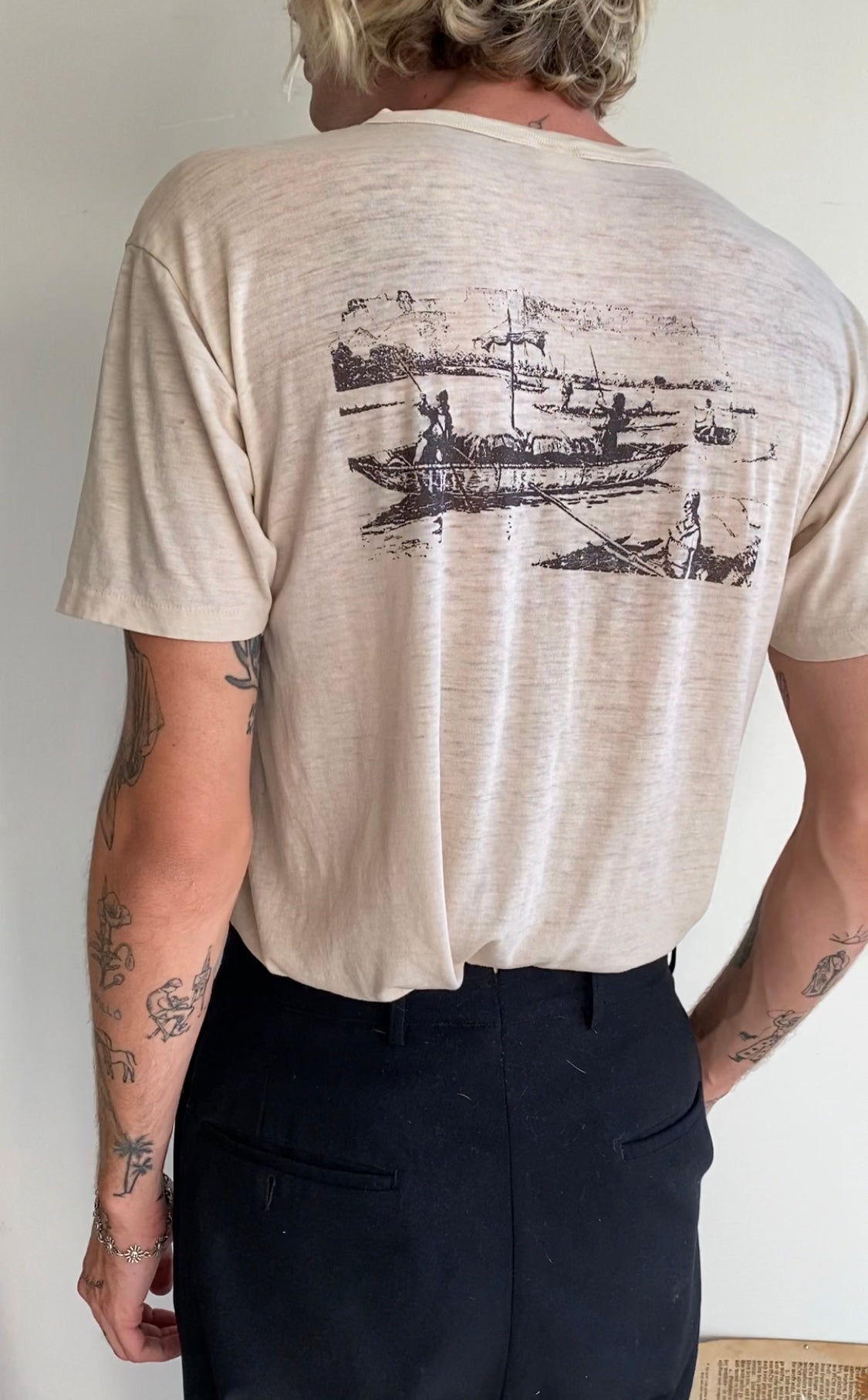 1980s Paper Thin Buckskinners T-Shirt (M)