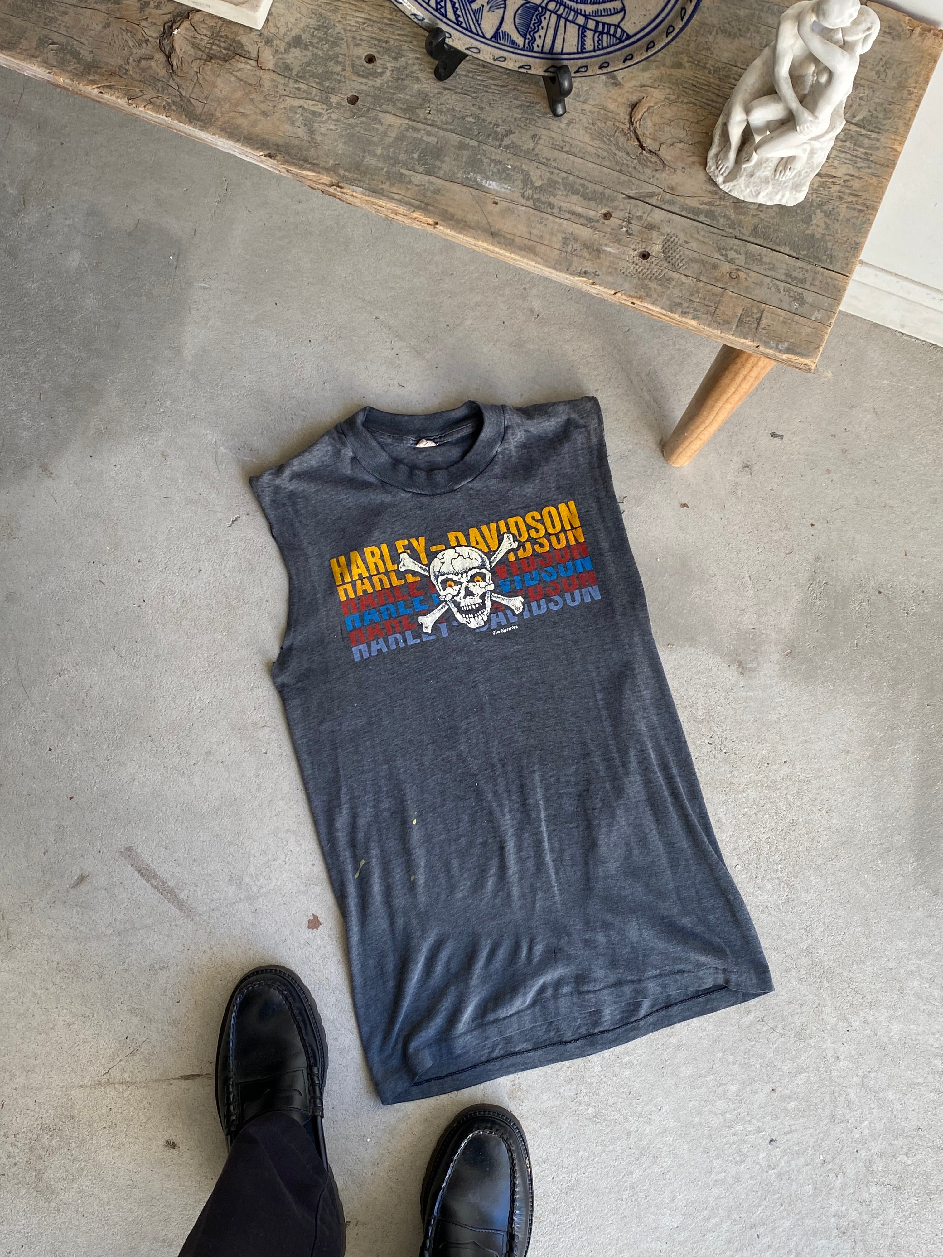 1980s Harley-Davidson Muscle Tee (S)