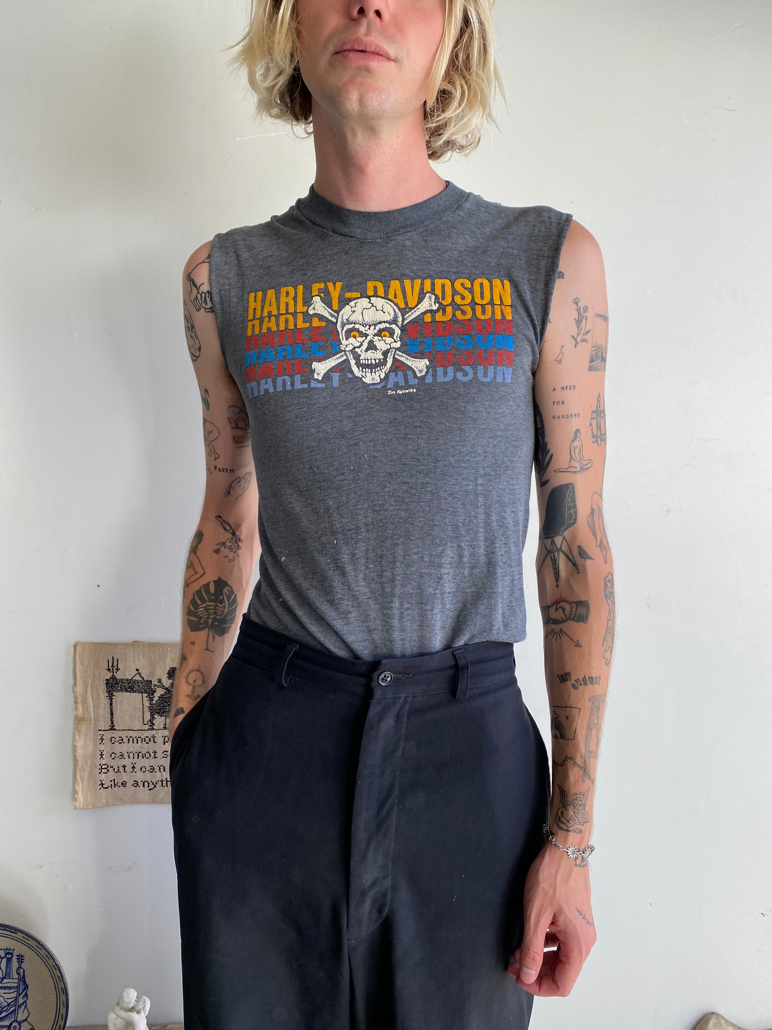 1980s Harley-Davidson Muscle Tee (S)