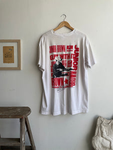 1990s Junior Brown T-Shirt (XL)