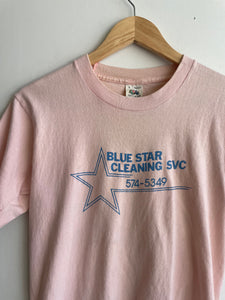 1980s Blue Star Cleaning T-Shirt (S/M)