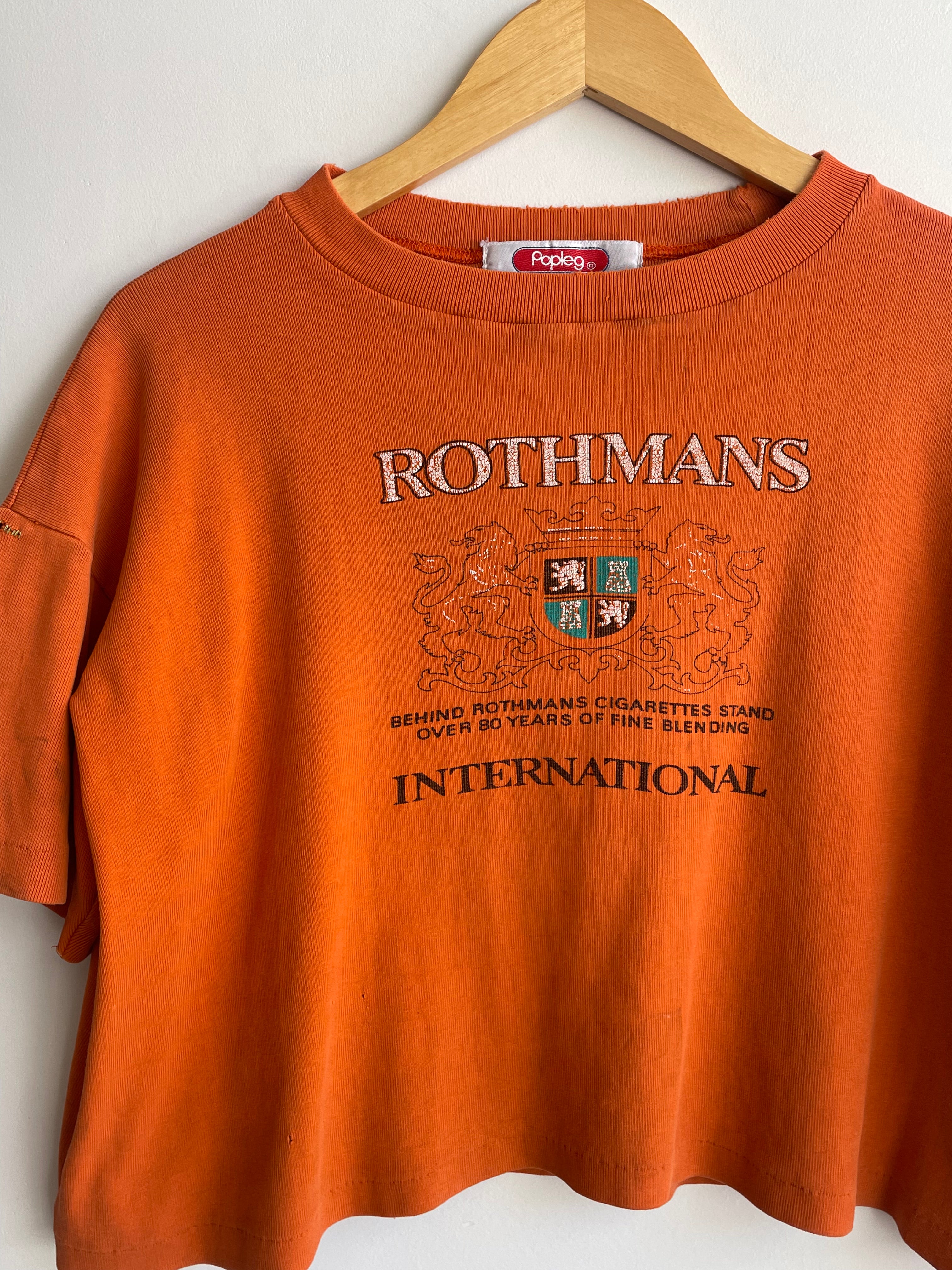 1980s Rothmans Cigarette T-Shirt (Cropped S/M)