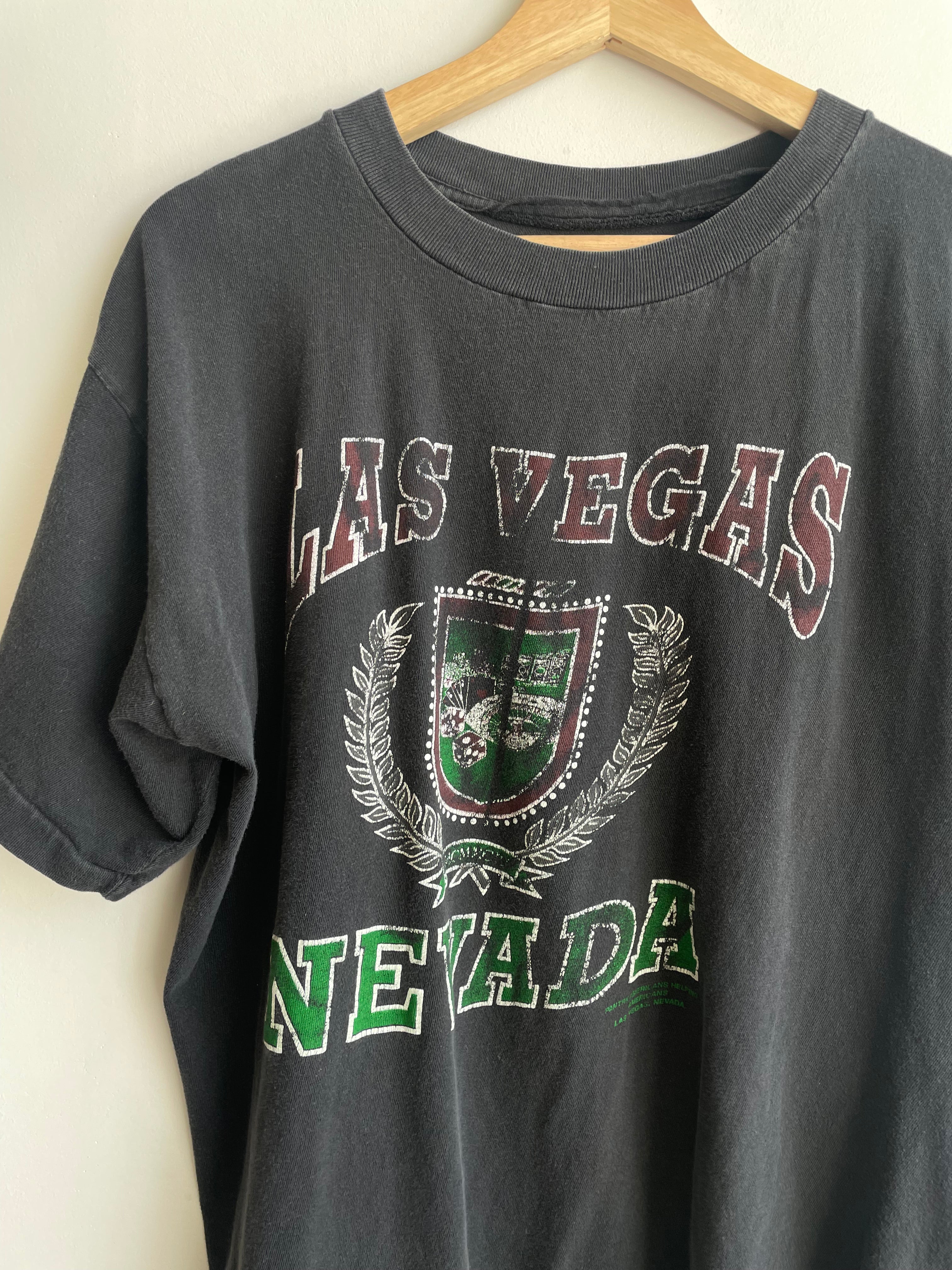 1990s Well Worn Las Vegas T-Shirt (Boxy XL)