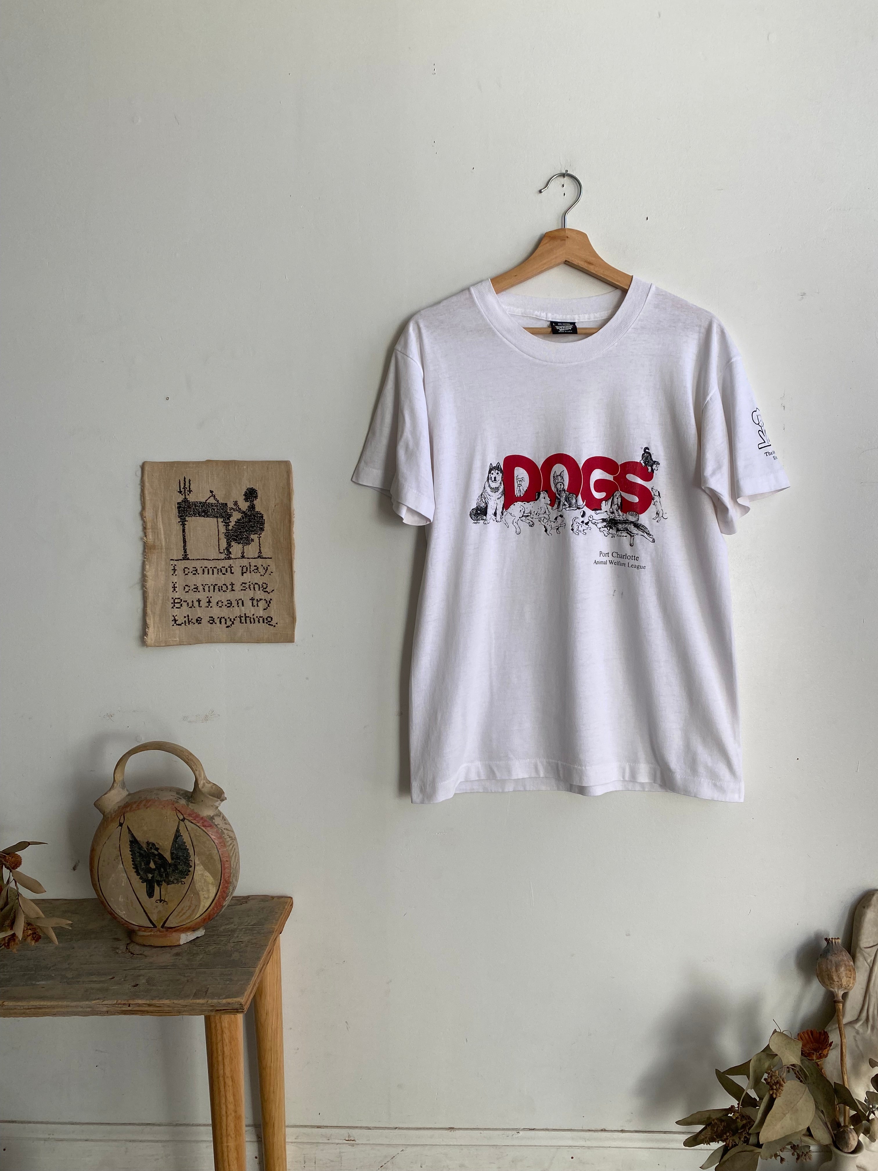 1990s Dogs T-Shirt (M/L)