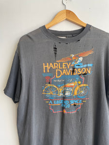 1980s Thrashed Harley-Davidson T-Shirt (XL)