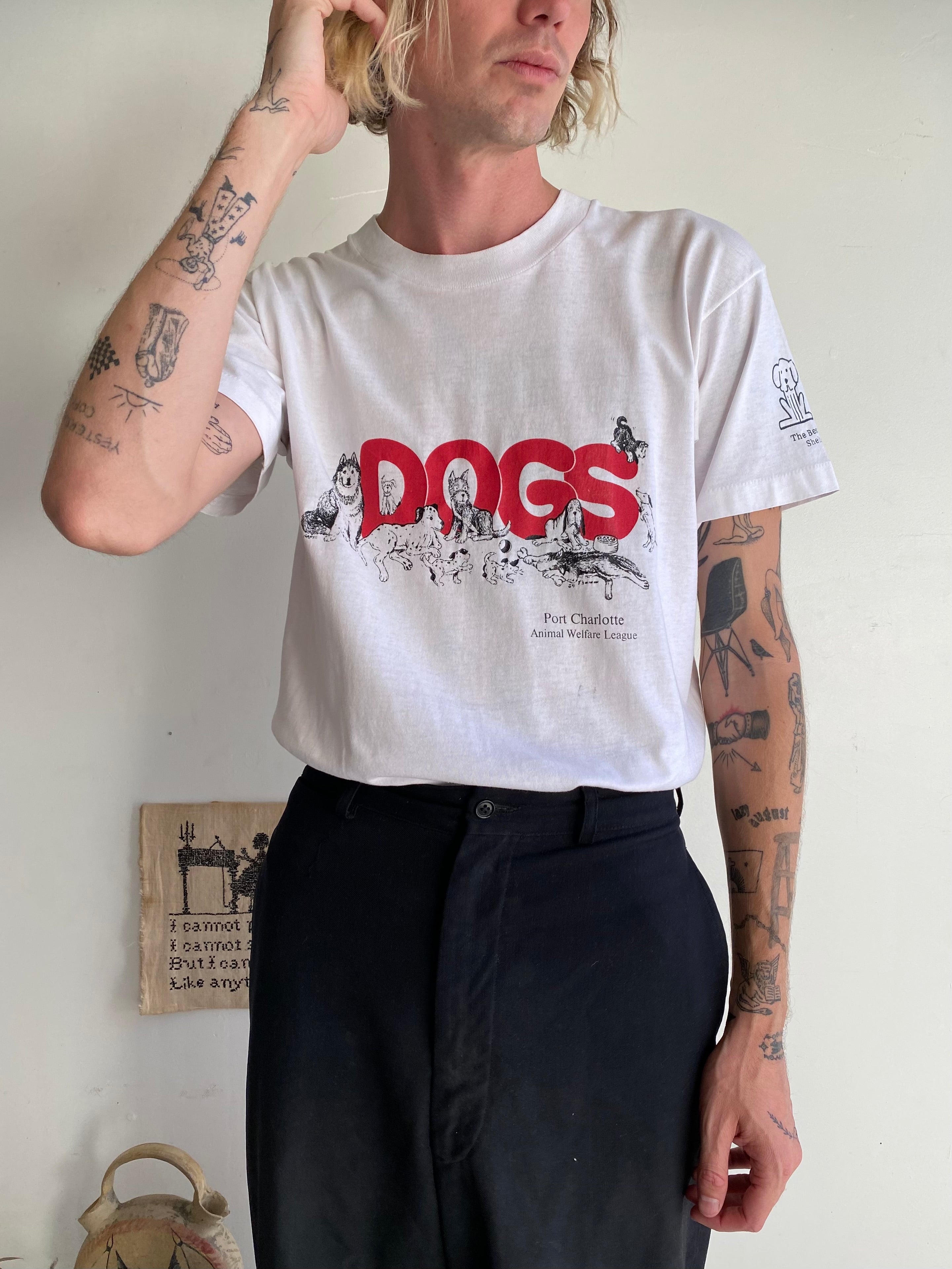 1990s Dogs T-Shirt (M/L)