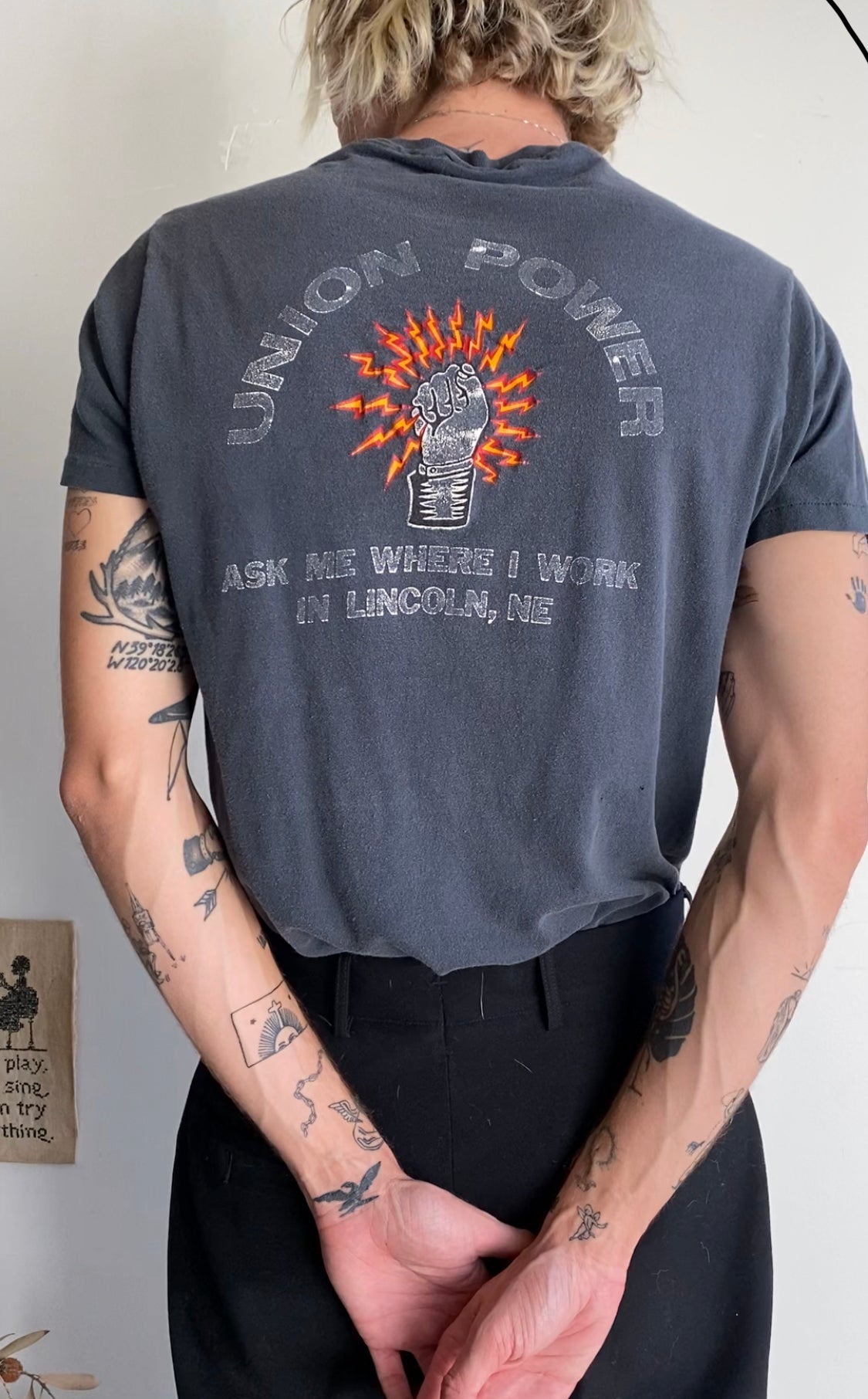 1980s Union Power T-Shirt (S/M)