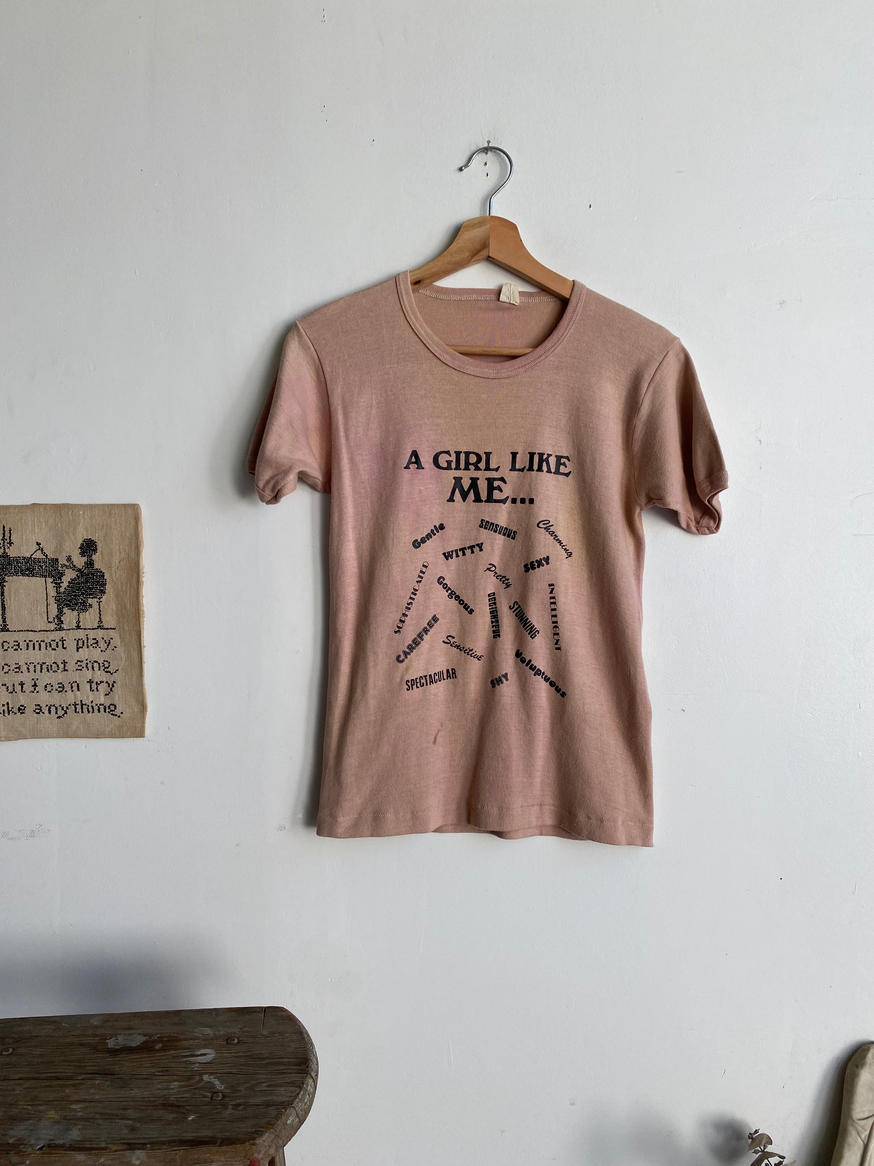 1970s "A Girl Like Me..." T-Shirt (S)