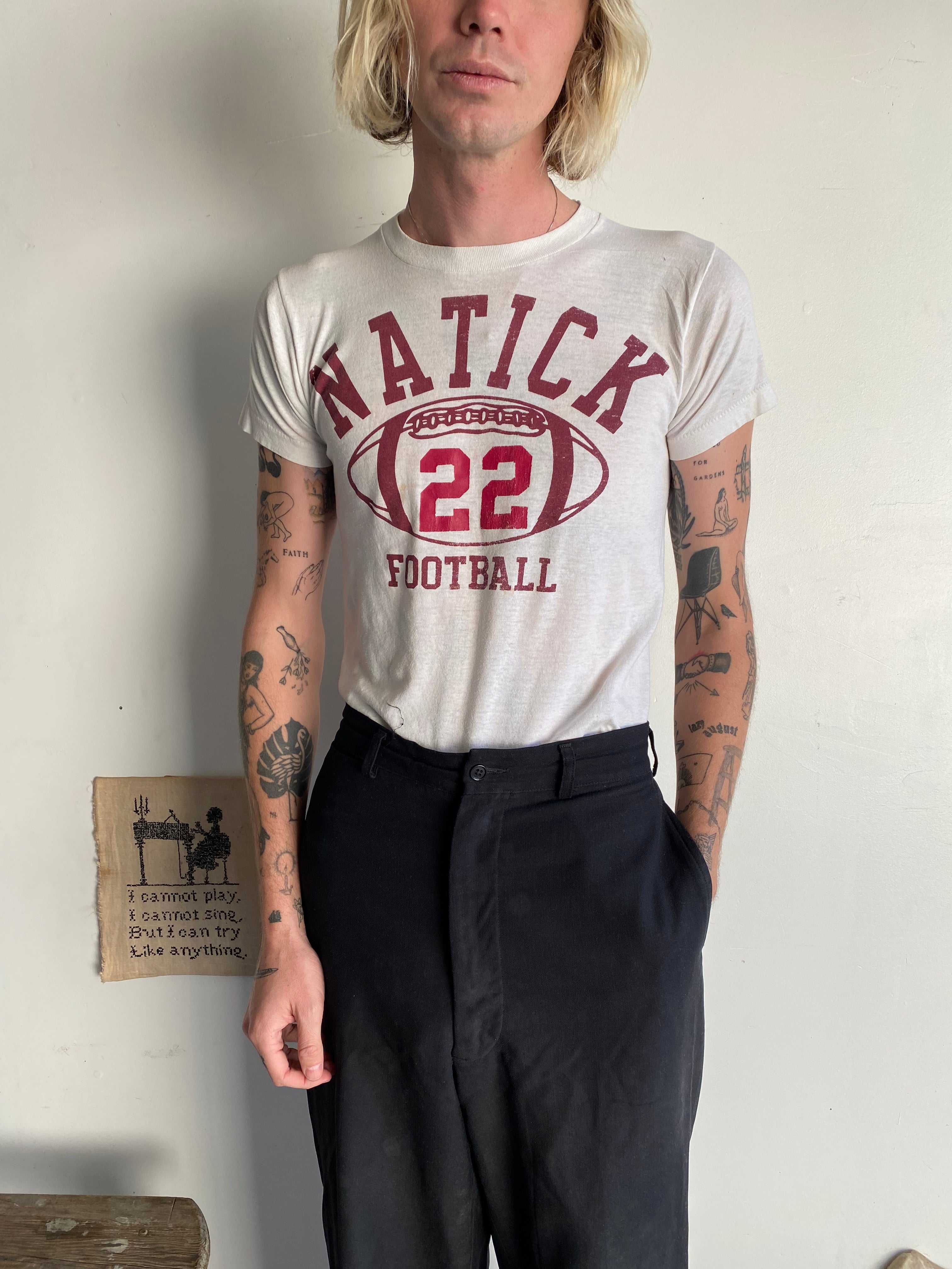 1970s Natick Football Tee (S/M)