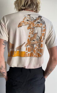 1980s Giraffe T-Shirt (M)