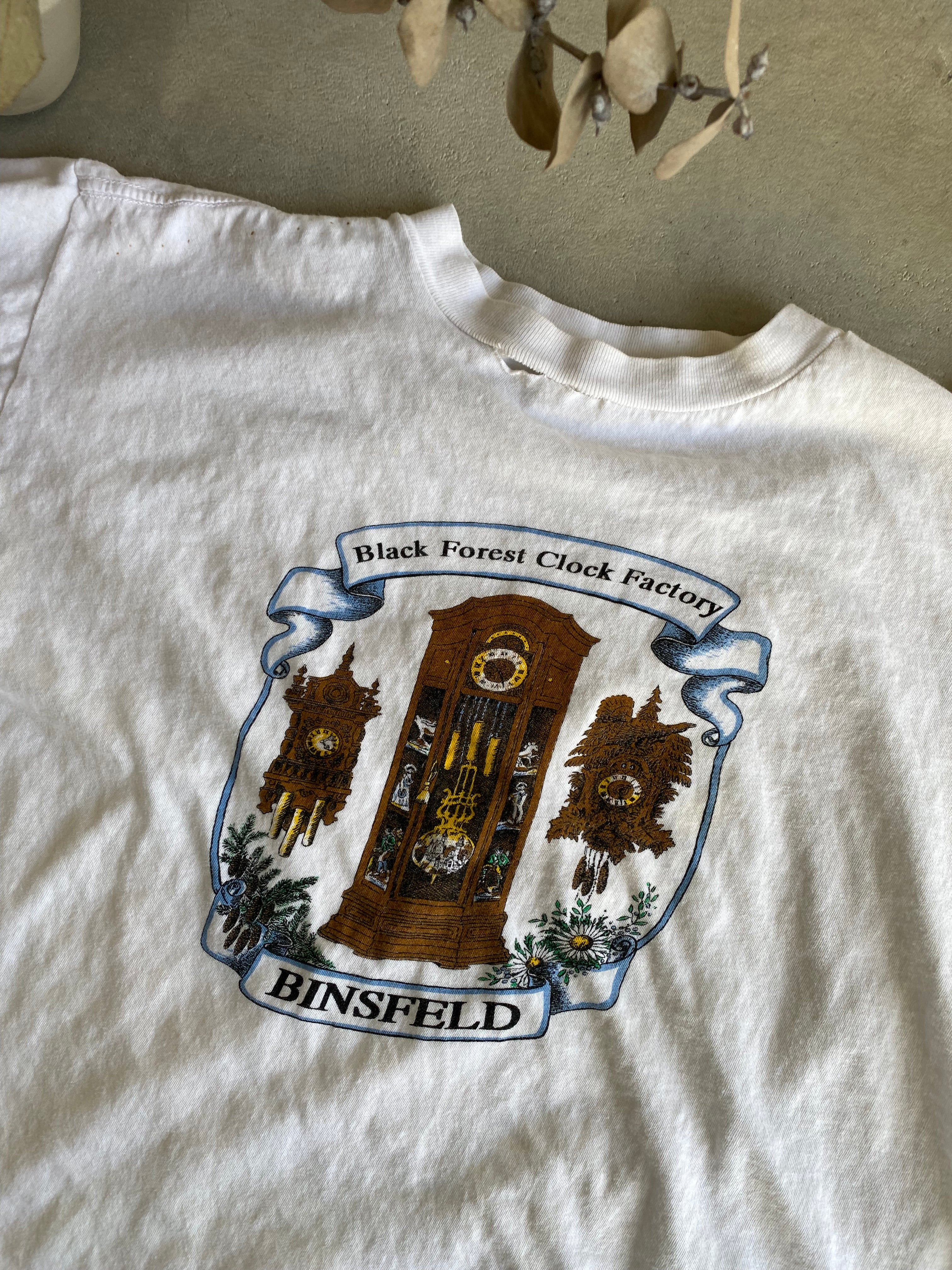 1980s Binsfeld Clock Factory T-Shirt (Boxy M/L)