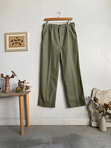 1970s Sage Green Work Pant (30 x 29)