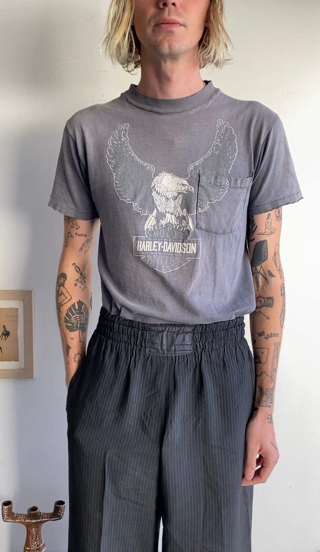 1980s Pretty Perfect Harvey-Davidson Tee (S/M)