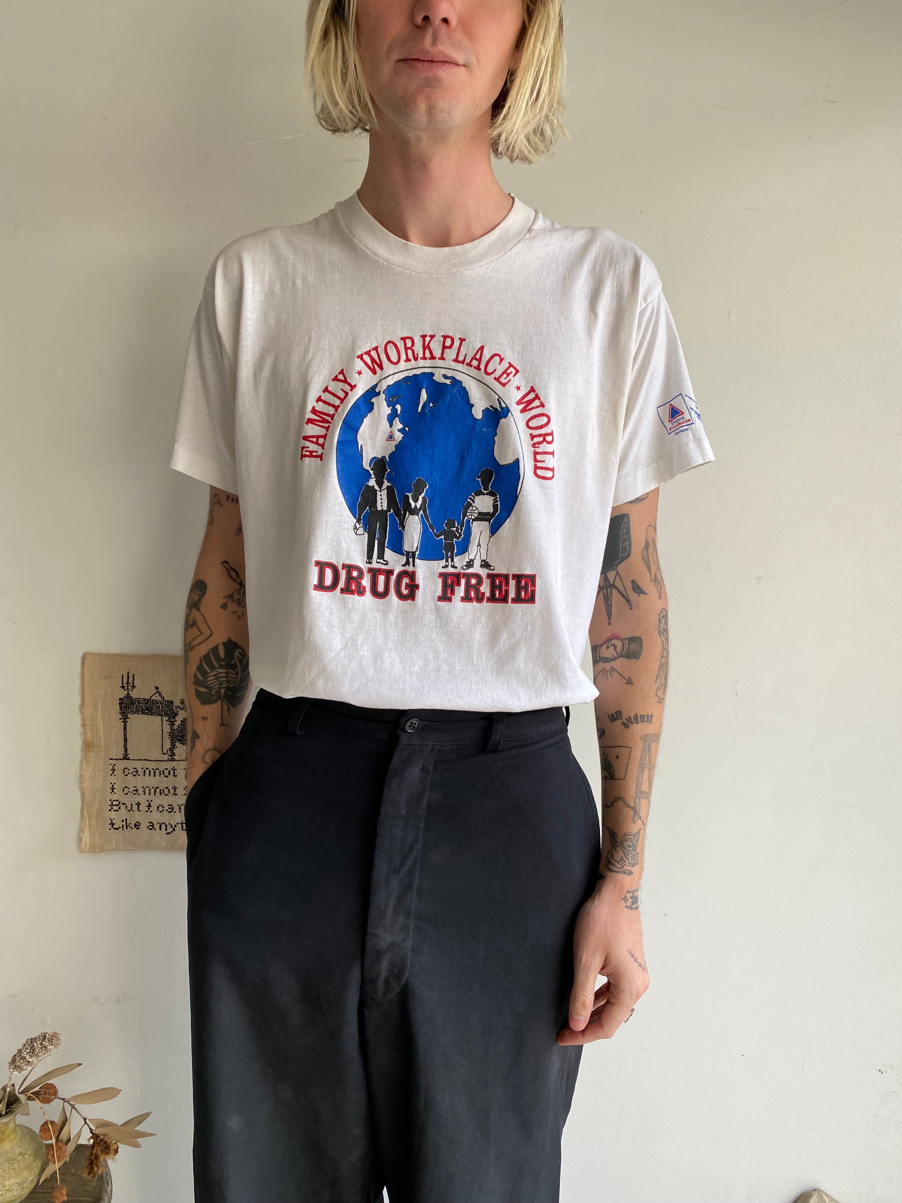 1980s Drug Free T-Shirt (L)