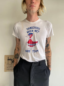 1980s "Dangerous when wet" Tee (S)