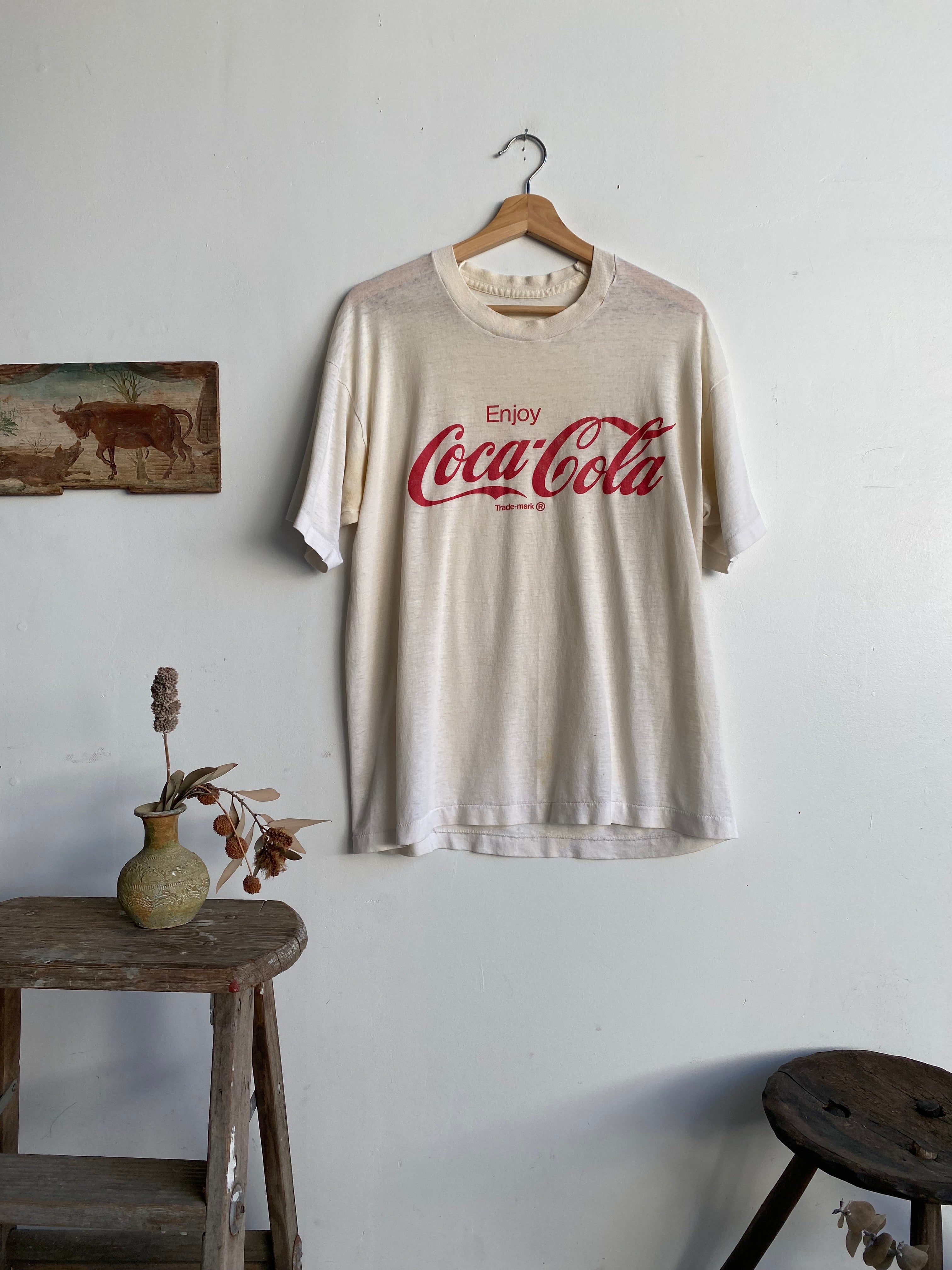 1980s Well-Worn Coca-Cola Tee (L)