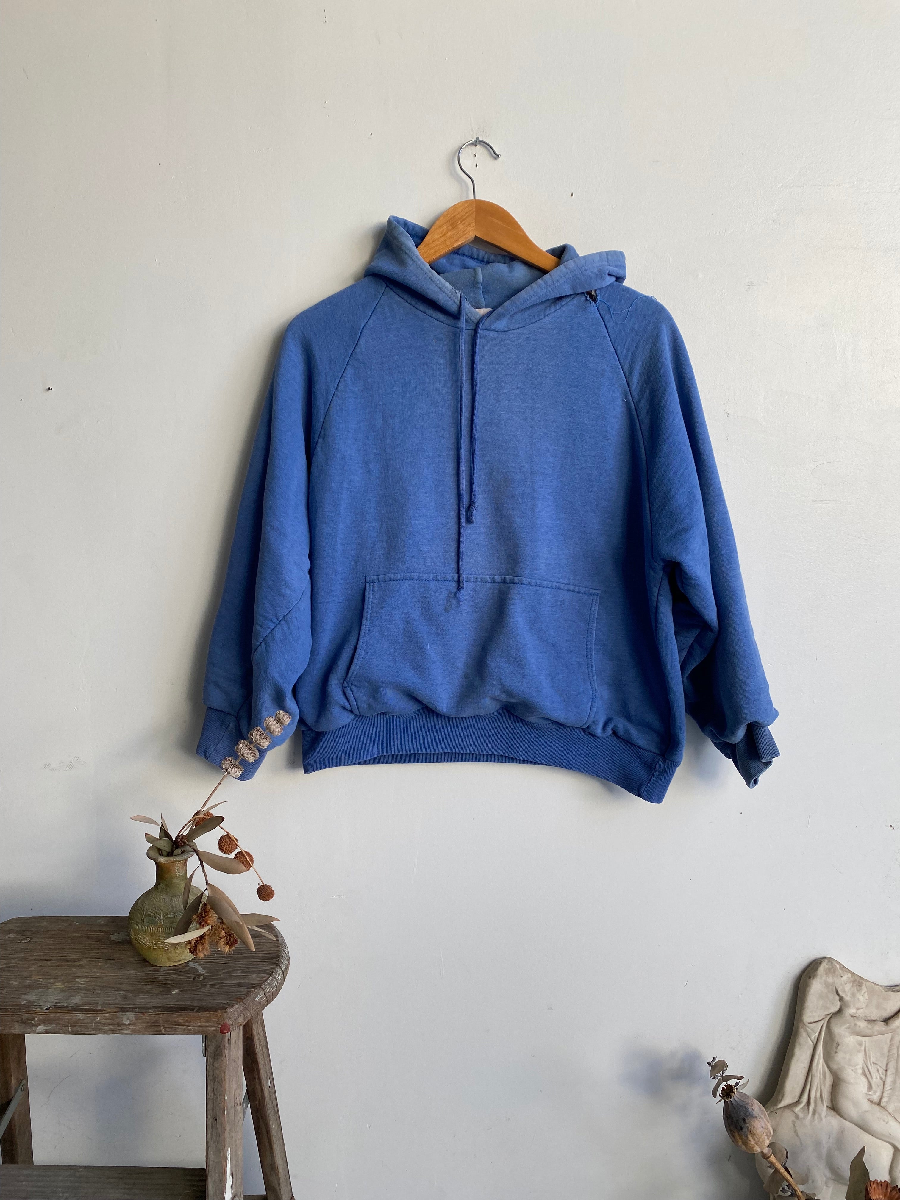 1980s Sunfaded Thermal Lined Hoodie (Boxy S)