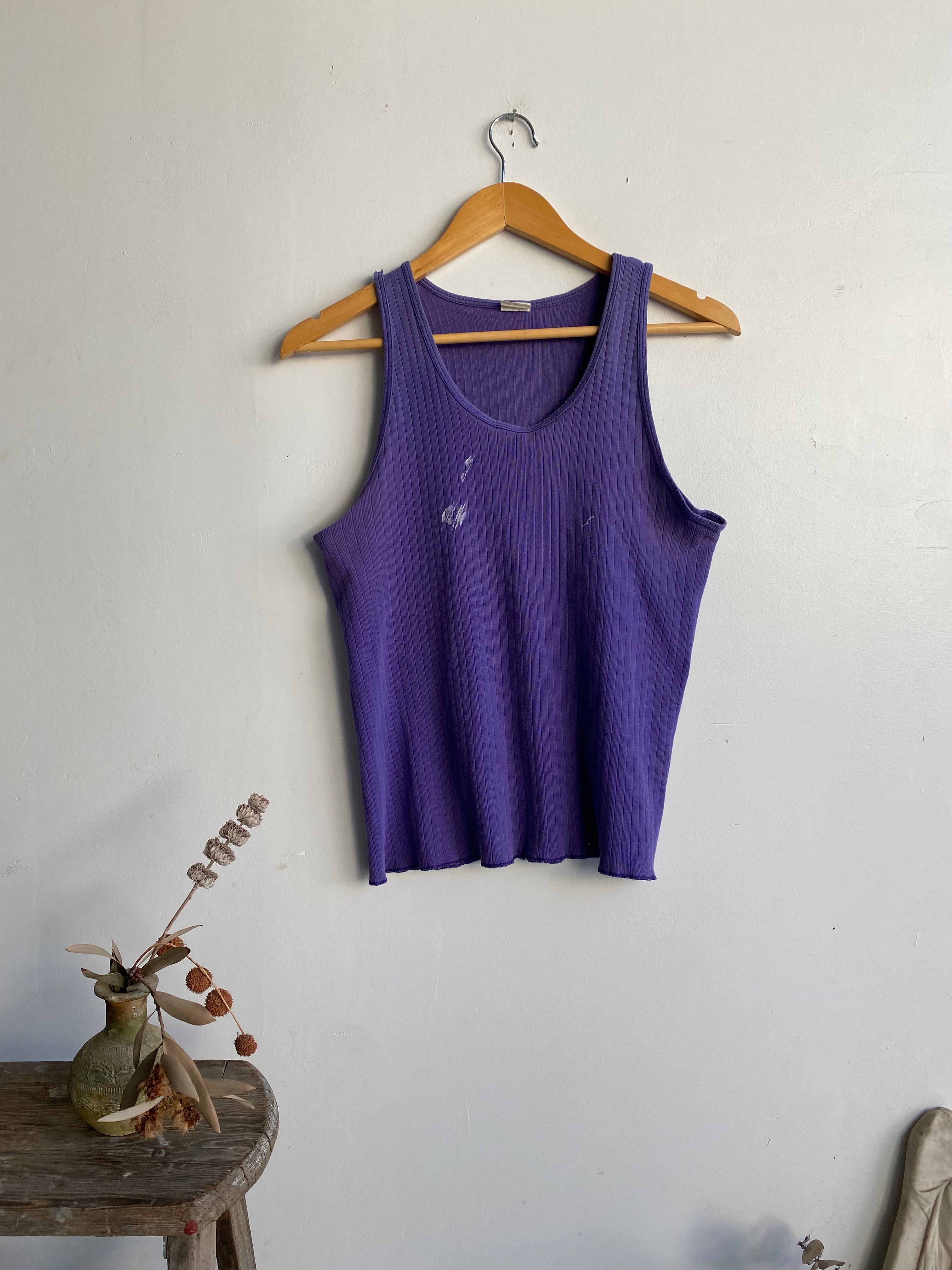 1980s Ribbed Tank Top (S/M)