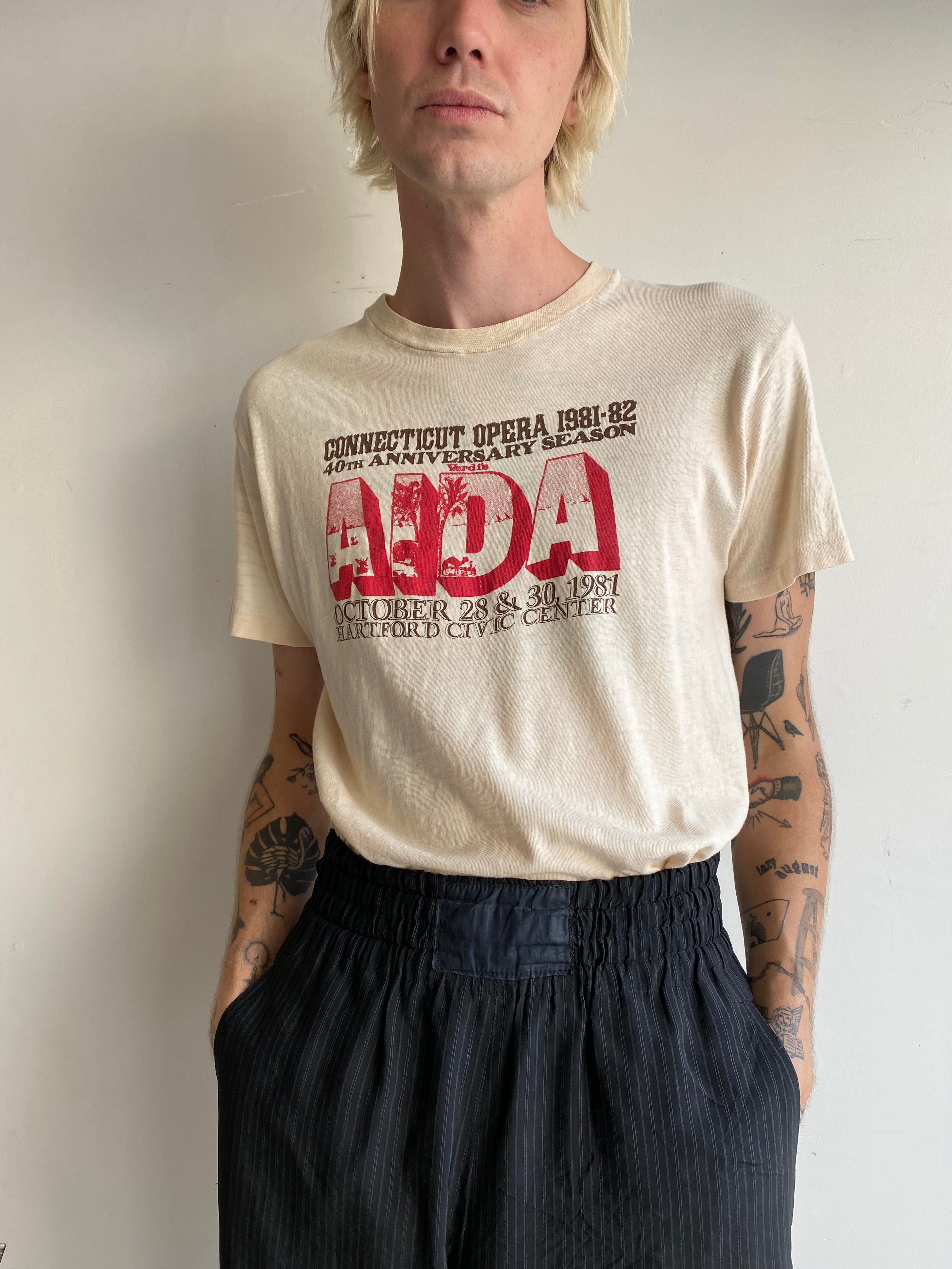 1982 Connecticut Opera "Aida" Tee (M)