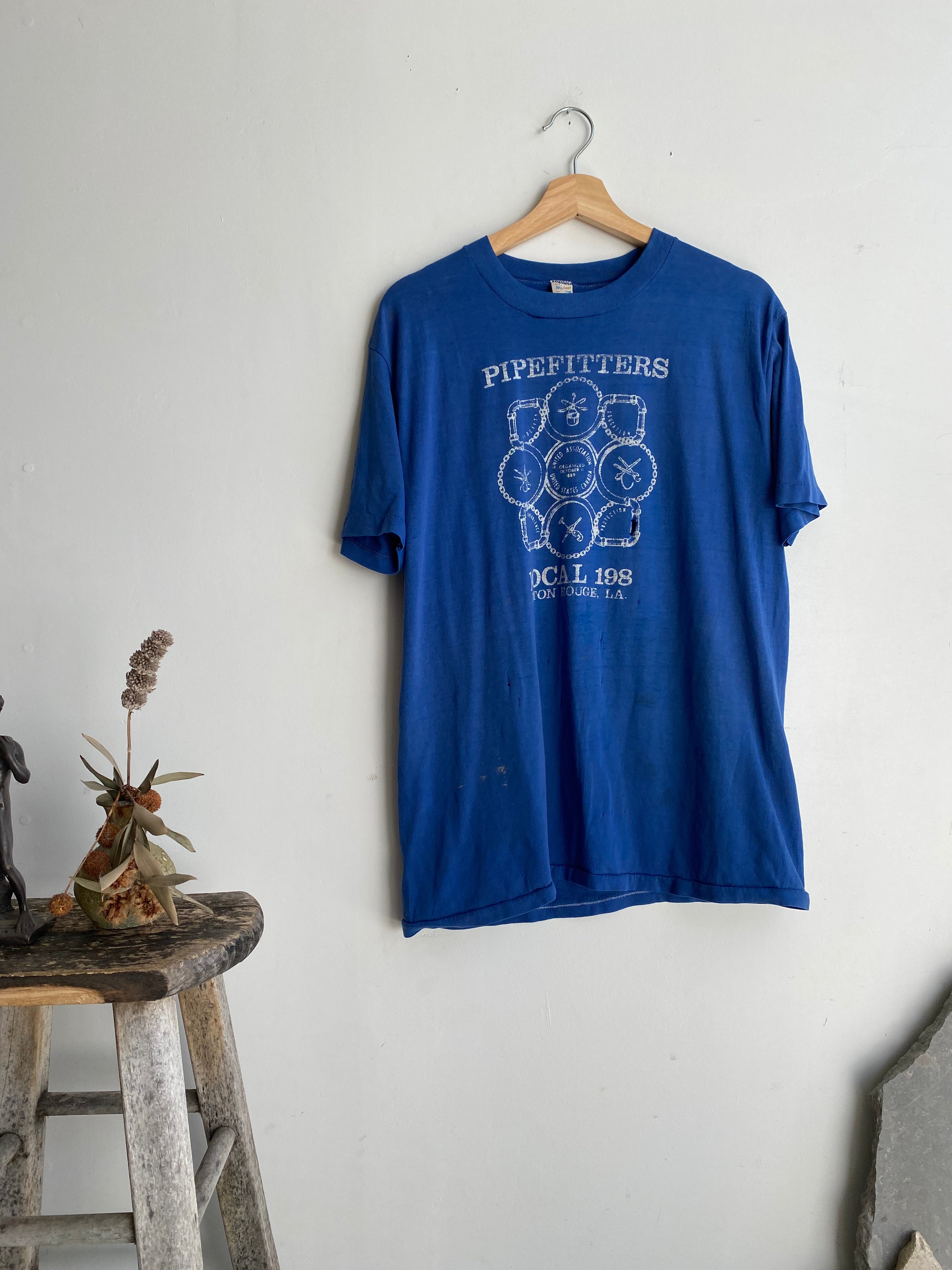 1990s Pipefitters Union T-Shirt (M)