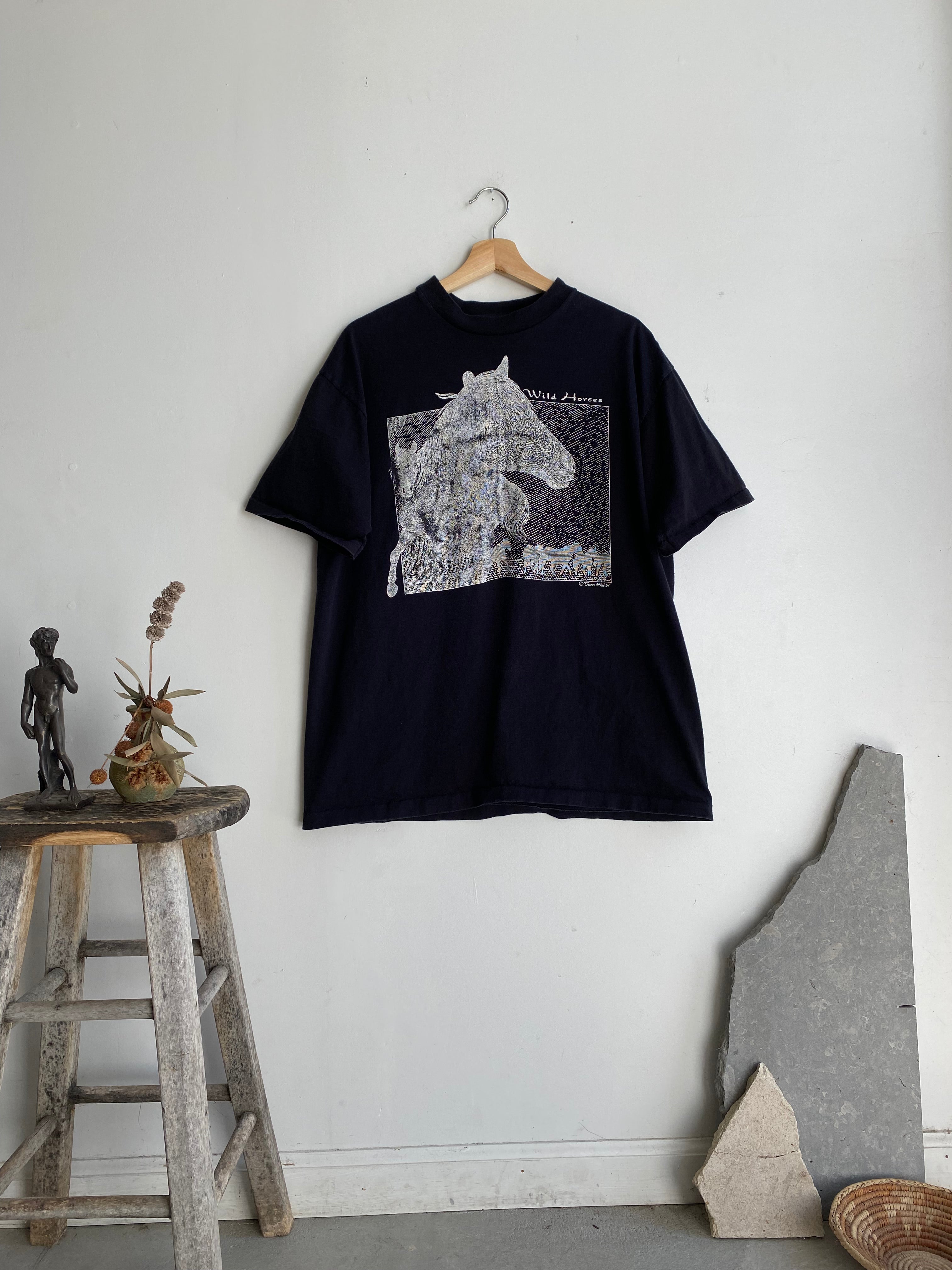 1990s Wild Horses T-Shirt (XL)