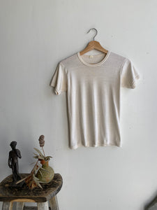 1970s Ribbed Blank (XS Tiny Tee)