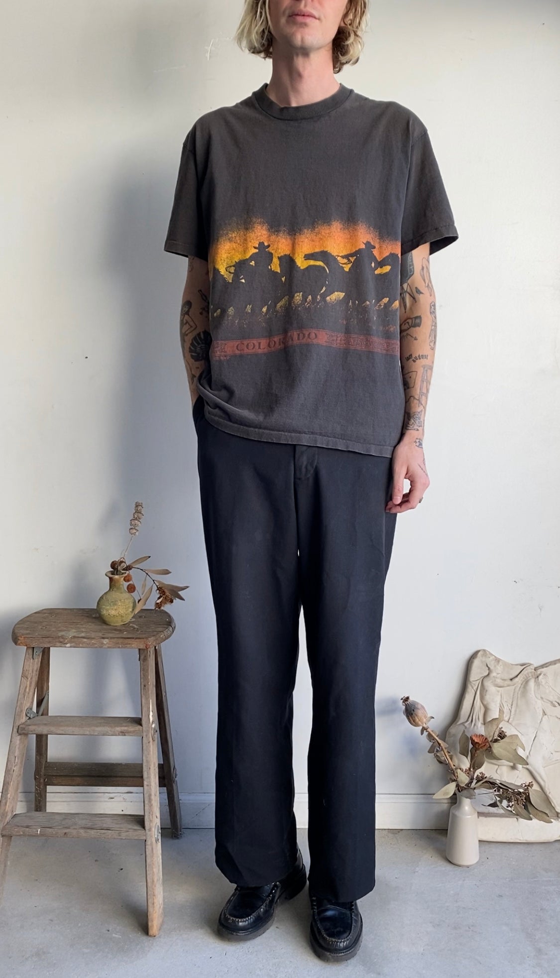 1990s Colorado Wrap-Around Cowboy Tee (L)